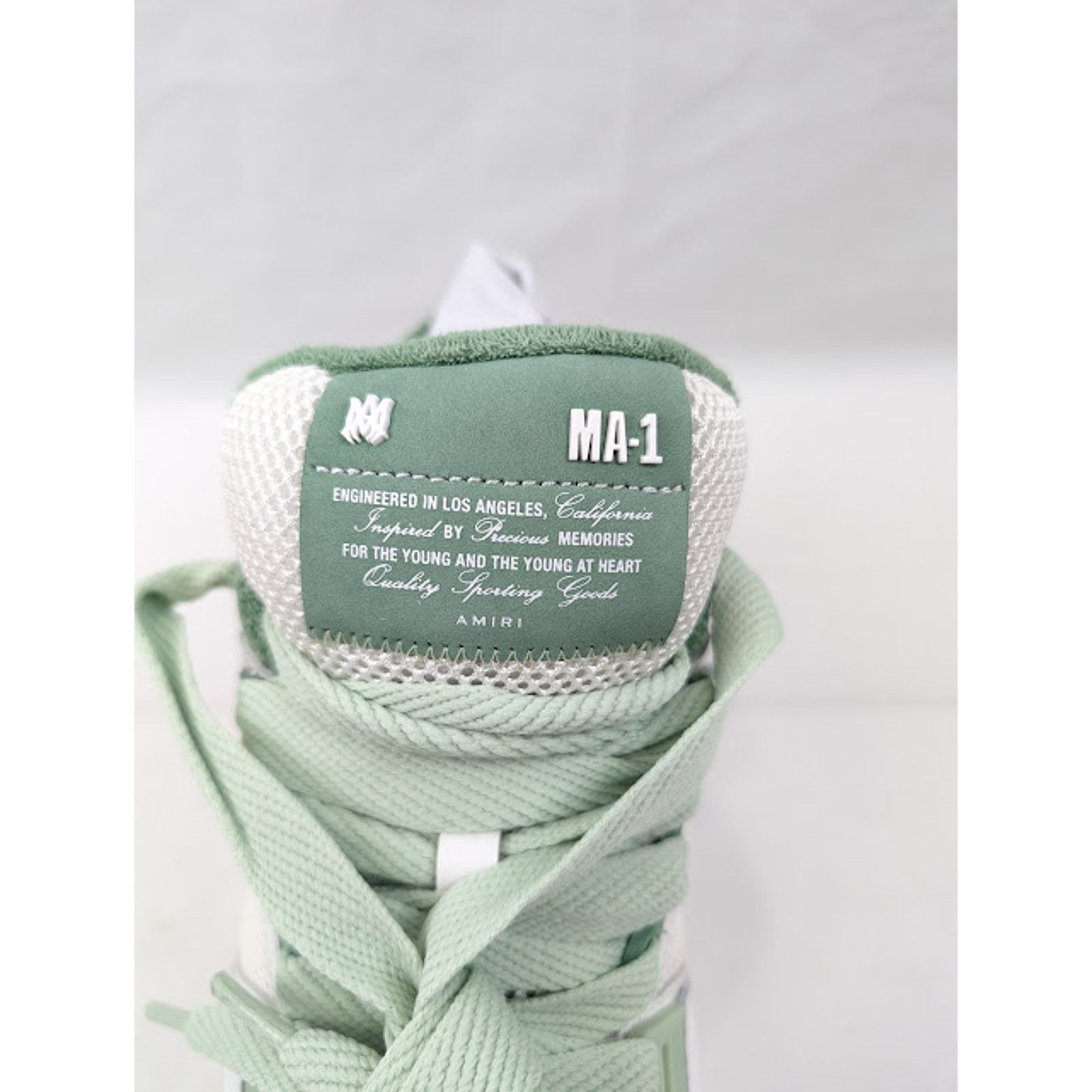 Amiri o1rshd1 MA-1 Low-Top Sneakers in White/Mint Size US 11 / EU 44 - 7 Thumbnail