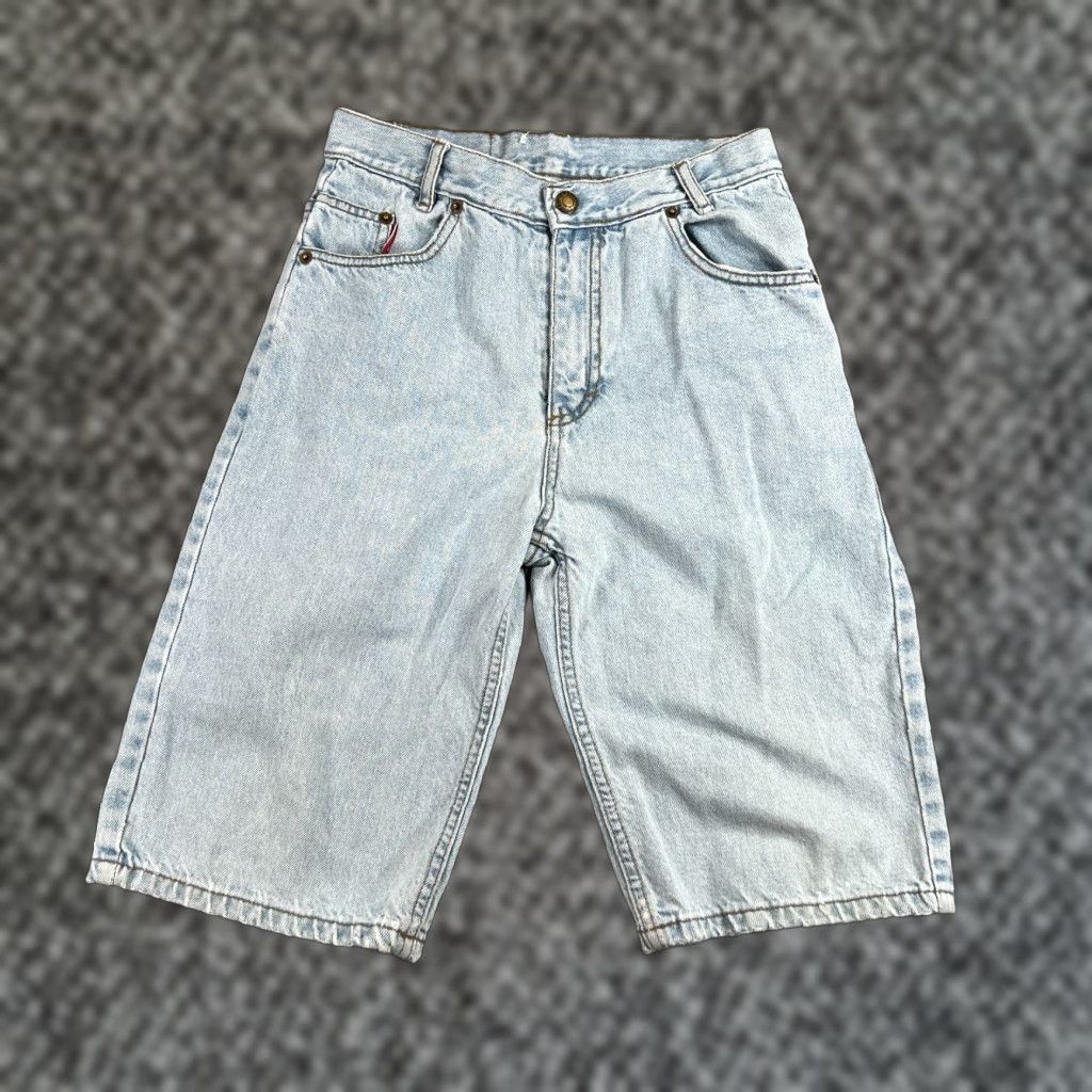 Bugle Boy VINTAGE Bugle Boy Jeans Shorts 26" Light Wash Denim Casual Bermuda Mens 90s Vintage Fashion Pockets Size US 26 / EU 42 - 1 Thumbnail