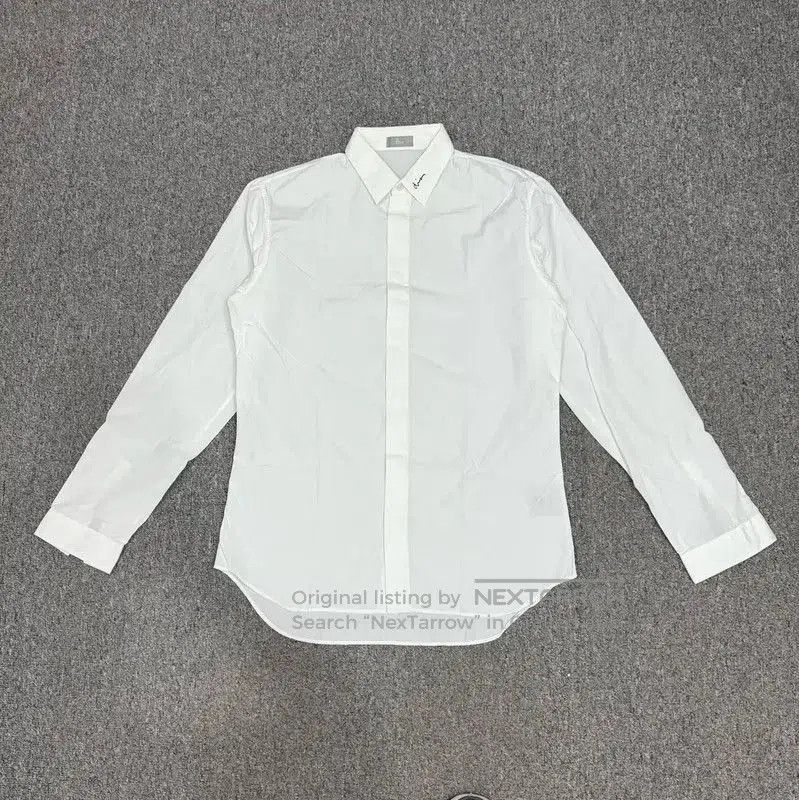 Dior Dior White Cotton Long Sleeve Shirt for Men . Size US M / EU 48-50 / 2 - 1 Thumbnail