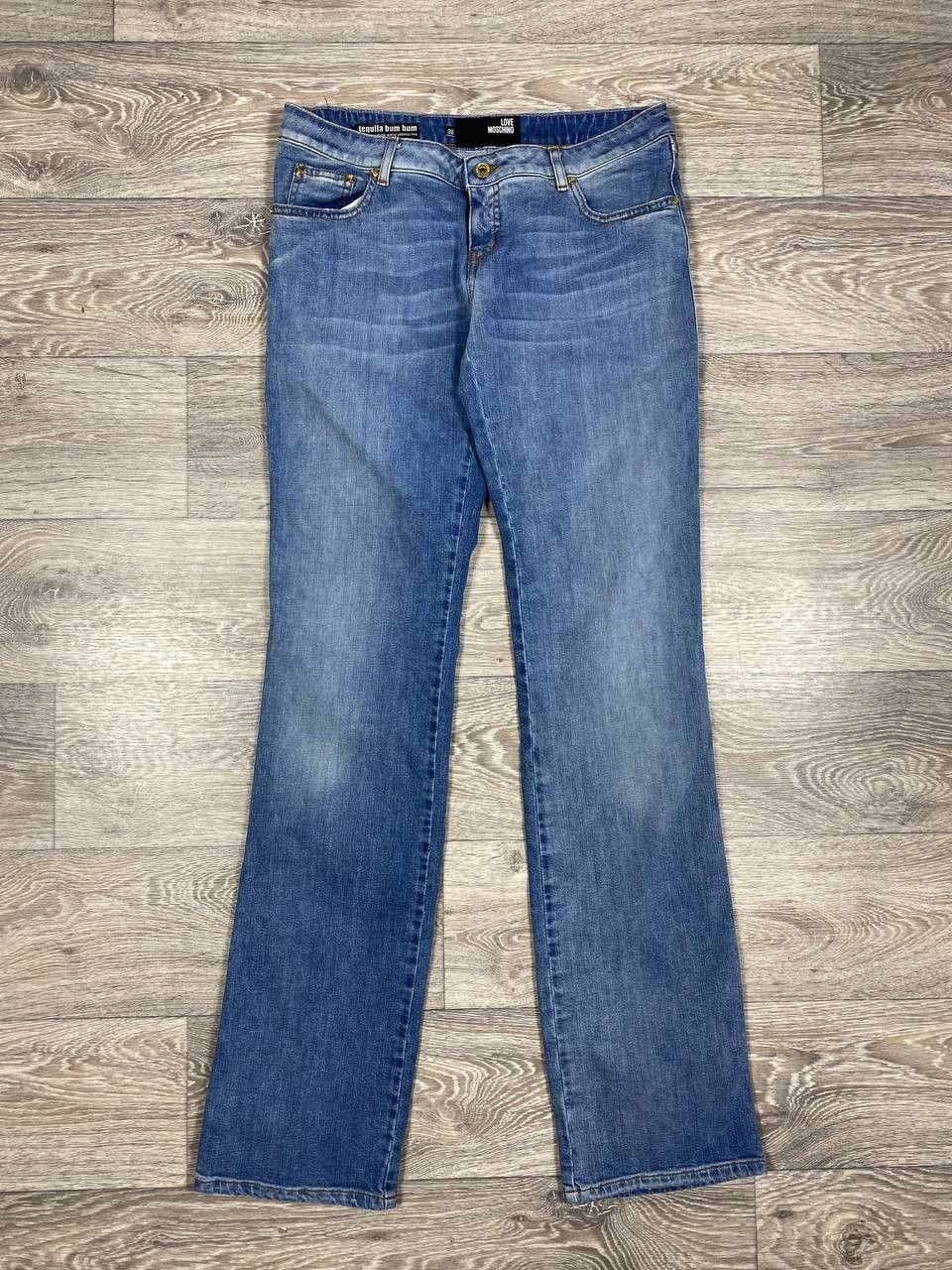 Love Moschino Vintage y2kLove Moschino Tequila Bum Bum Jeans bell-bottom Size 30" / US 8 / IT 44 - 2 Thumbnail