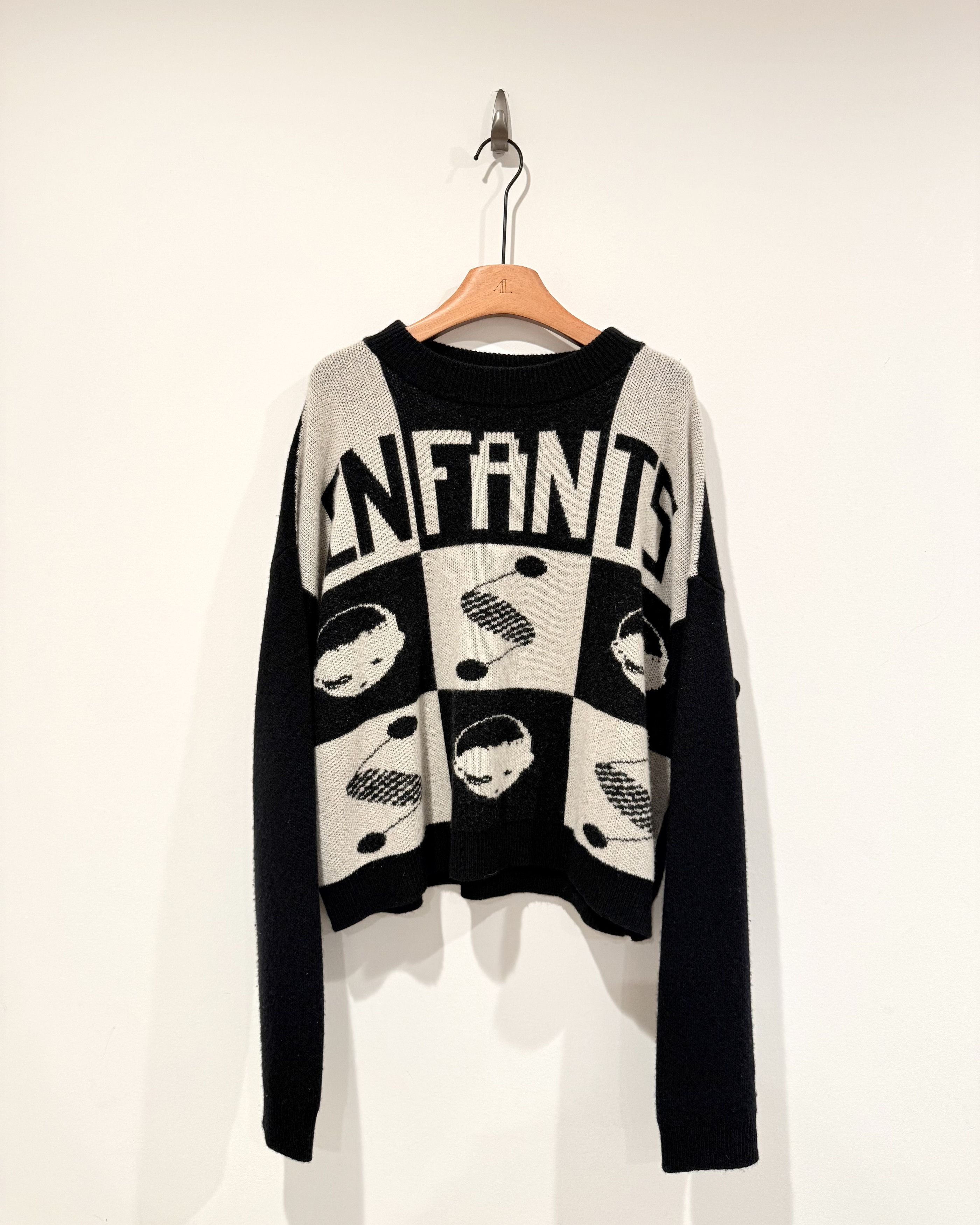 Enfants Riches Deprimes Enfants Riches Deprimes Logo Checked Sweater Size US L / EU 52-54 / 3 - 1 Thumbnail