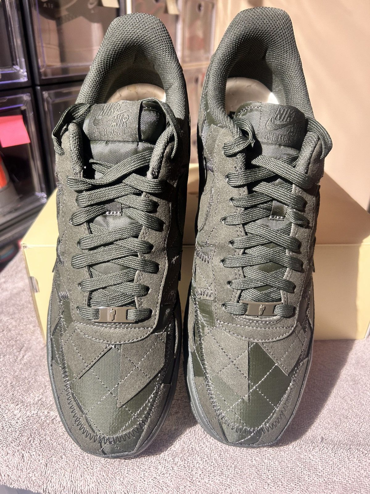 Billie Eilish × Nike Nike x Billie Eilish Air Force 1 Low "Sequoia" Size US 12 / EU 45 - 3 Thumbnail