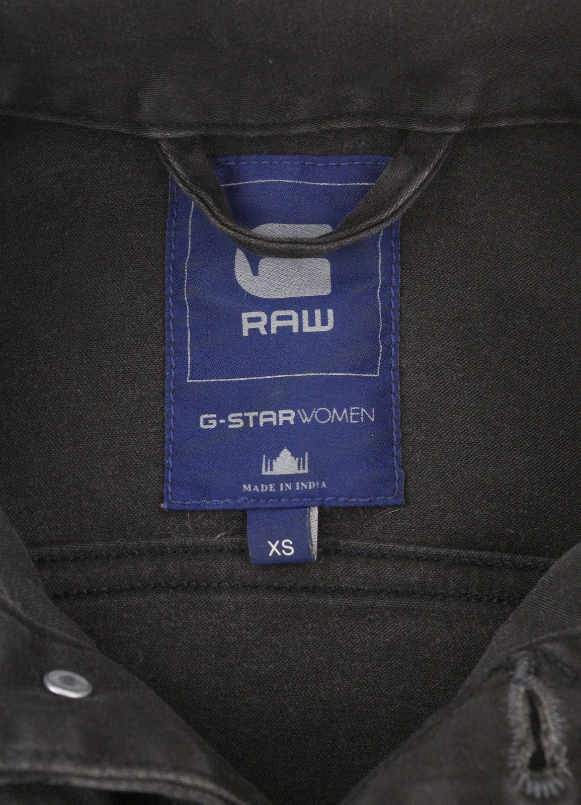 G-Star FENDER SLIM TAILOR JKT XS Black Denim Button-Up 86443 Size XS / US 0-2 / IT 36-38 - 7 Thumbnail