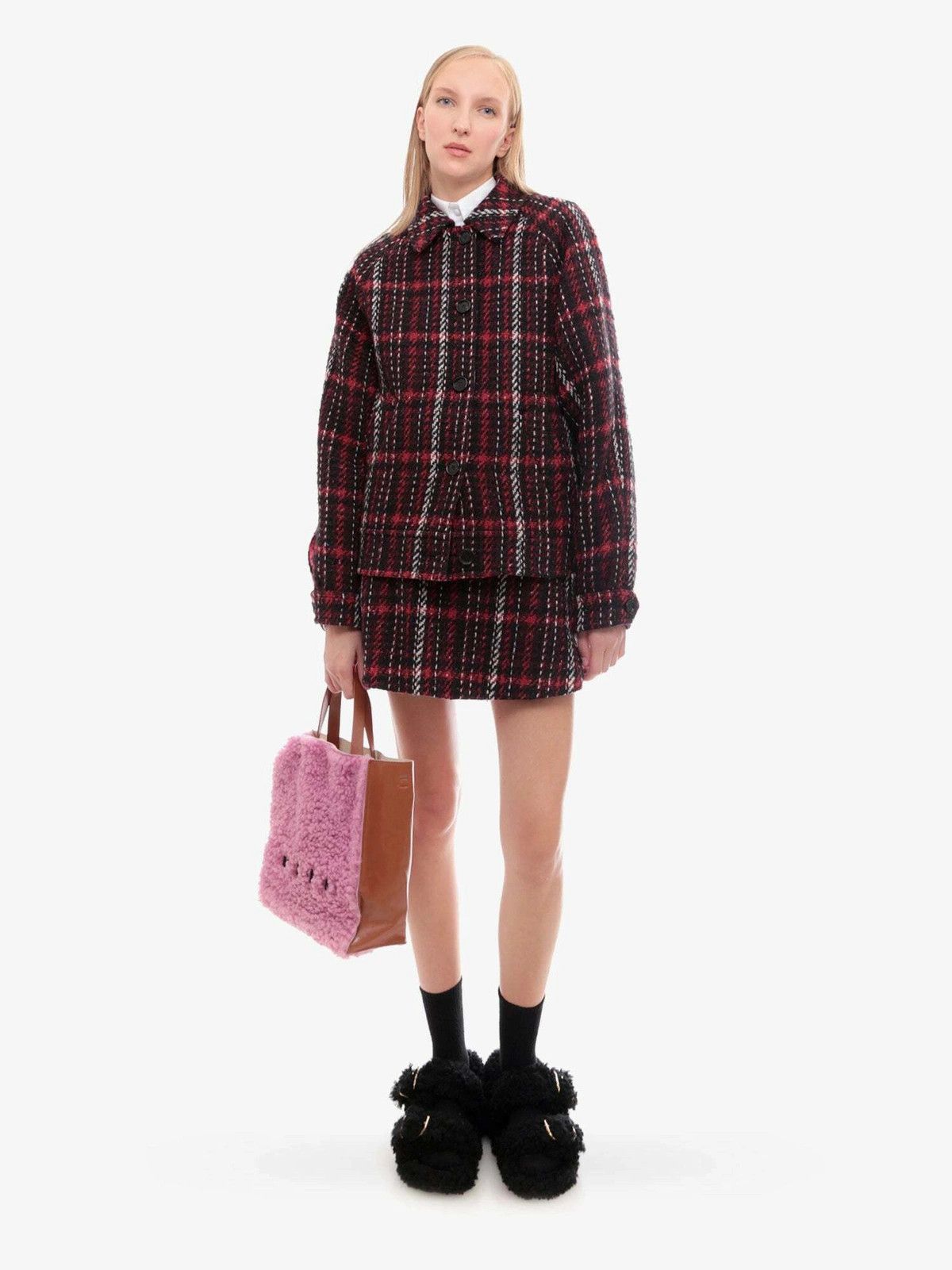 Marni o1y1025 Coat in Multicolor Size M / US 6-8 / IT 42-44 - 6 Thumbnail
