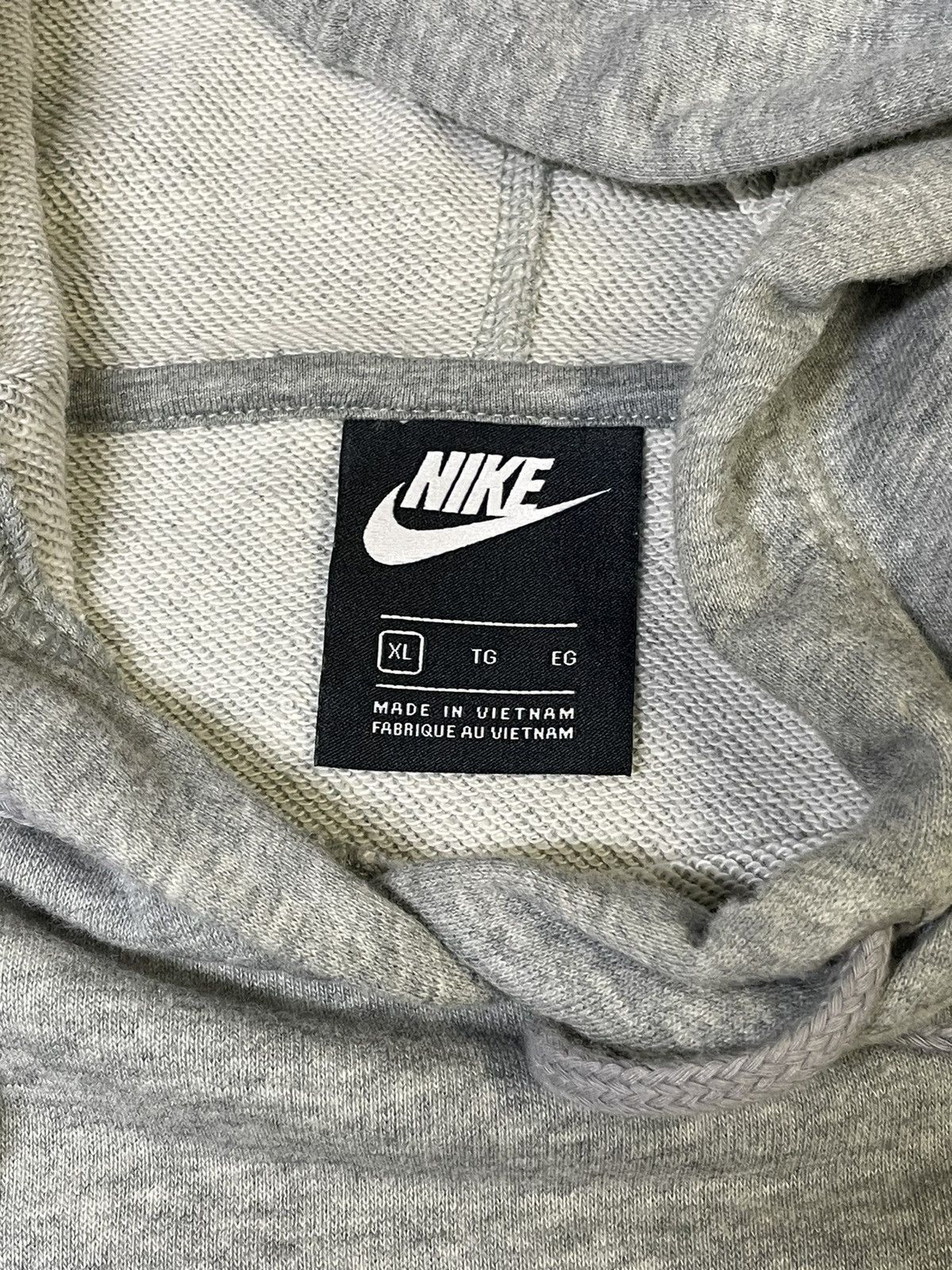 Nike Nike Oval pink Logo Hoodie Heather Grey – XL Size XL / US 12-14 / IT 48-50 - 4 Thumbnail