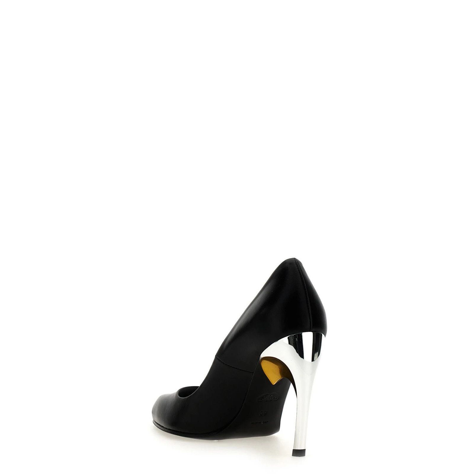 Alexander McQueen ALEXANDER MCQUEEN Black Leather 10mm Pumps New & Authentic ( Size US 8 / IT 38 - 3 Thumbnail