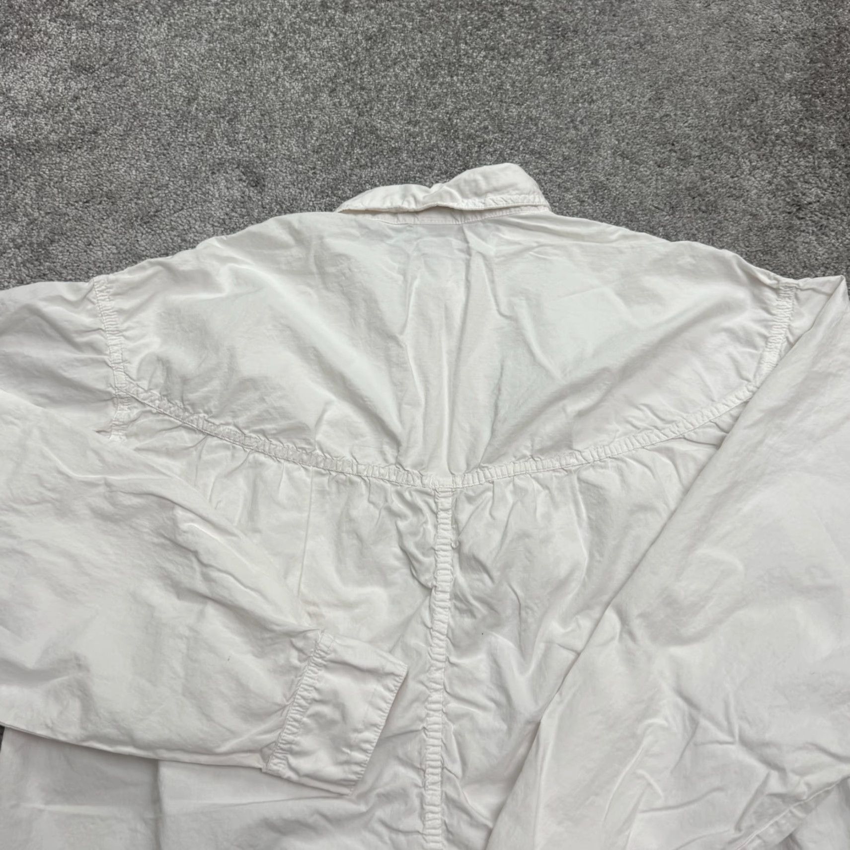 Vintage VINTAGE Georges Marciano Shirt Mens 4 Button-Down White Cotton Long Sleeve 90s Classic Outdoor Preppy Casual Workwear Bagged? Size US S / EU 44-46 / 1 - 4 Thumbnail