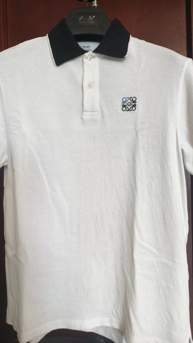 Loewe LOEWE White polo shirt Size M / US 6-8 / IT 42-44 - 4 Thumbnail