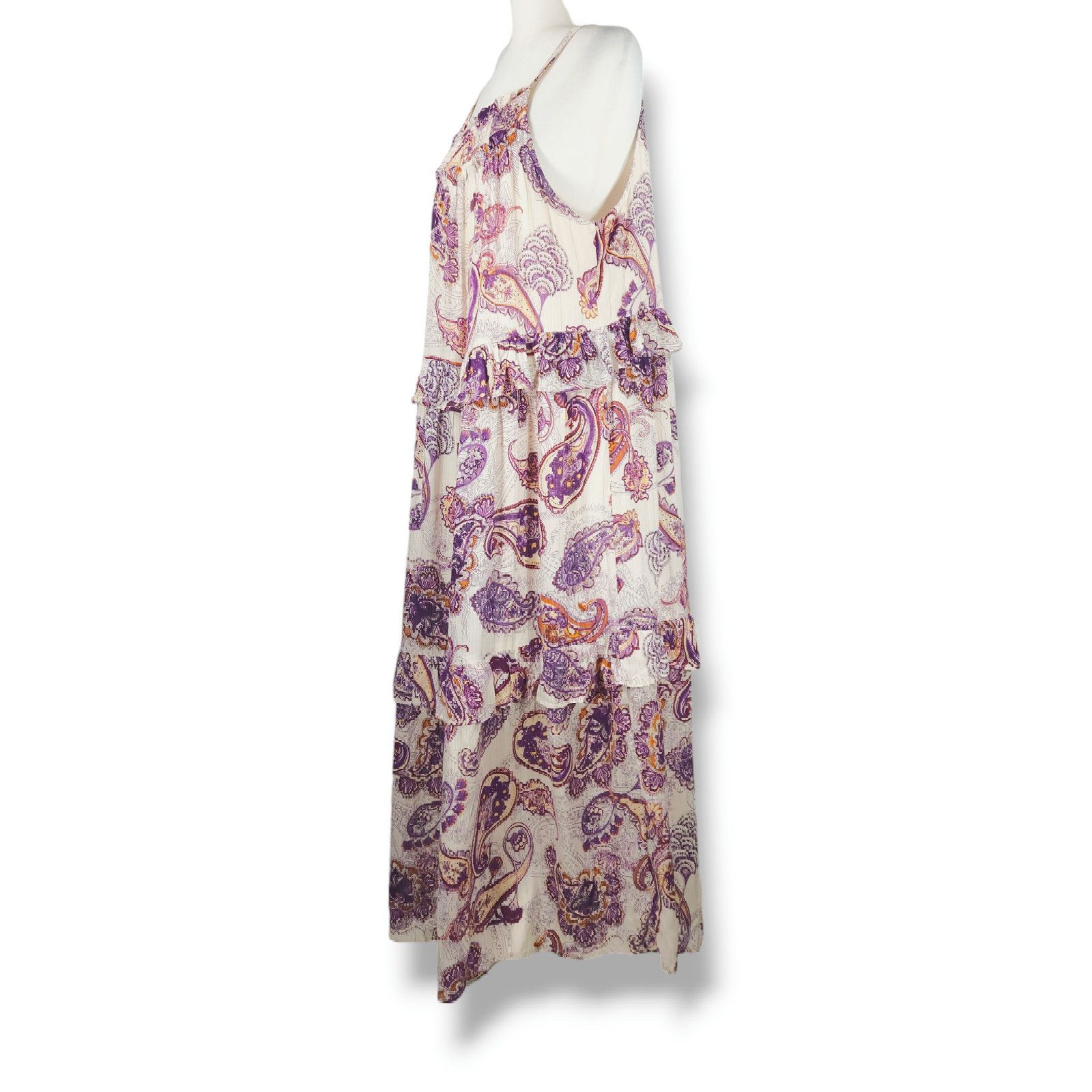 Other Band of the Free Liliane Paisley Maxi Dress NWT S Boho Size S / US 4 / IT 40 - 2 Thumbnail