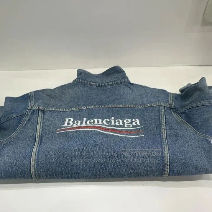 Balenciaga Balenciaga Blue Denim Button-Up Jacket. Size US L / EU 52-54 / 3 - 8 Thumbnail