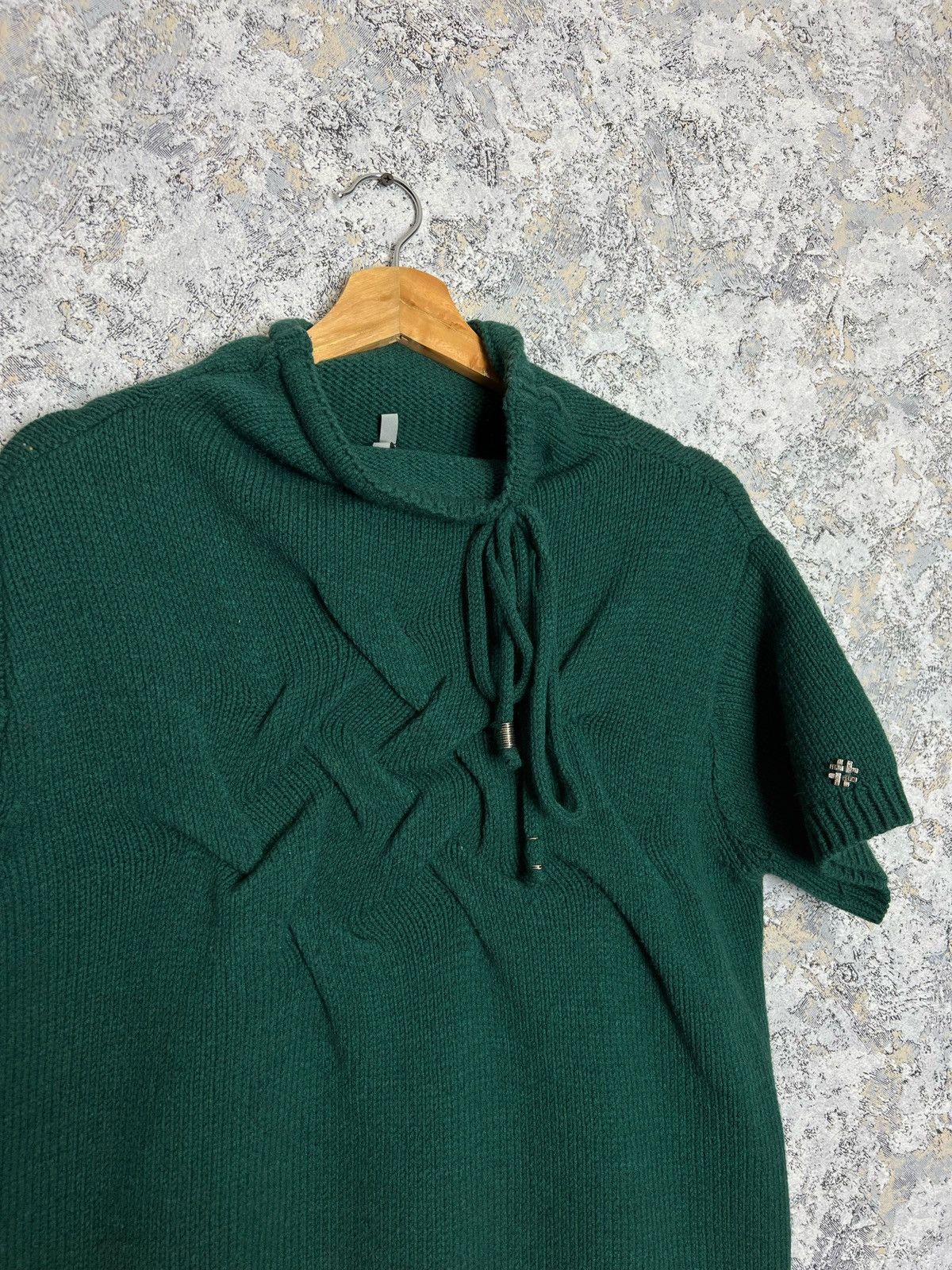 Cop Copine Cop Copine Short Sleeve Sweater Pullover Grean Size M Size M / US 6-8 / IT 42-44 - 2 Thumbnail