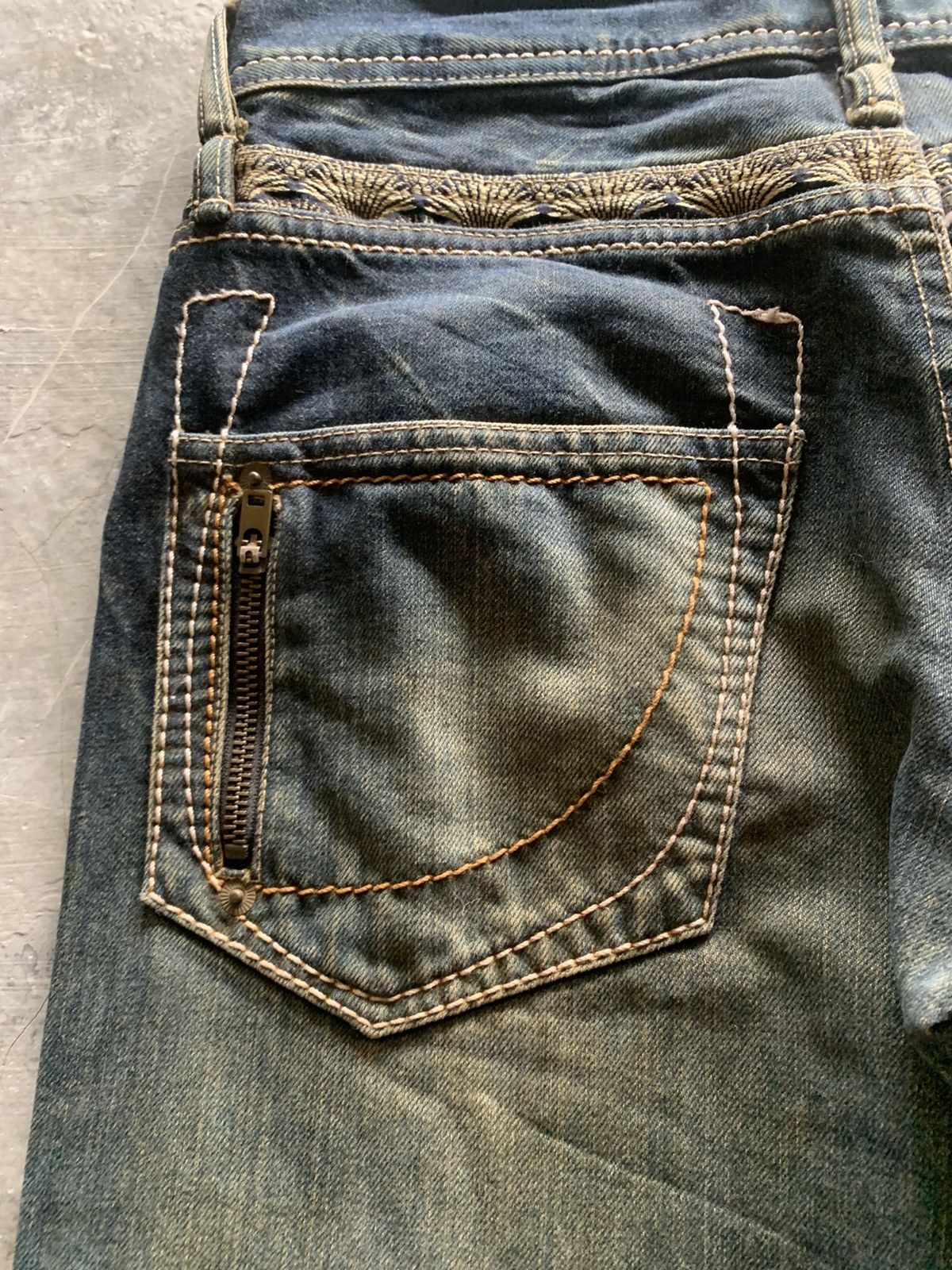 Japanese Brand crazy rusty sukajan japanese denim karakuri tamashii style Size US 32 / EU 48 - 19 Thumbnail