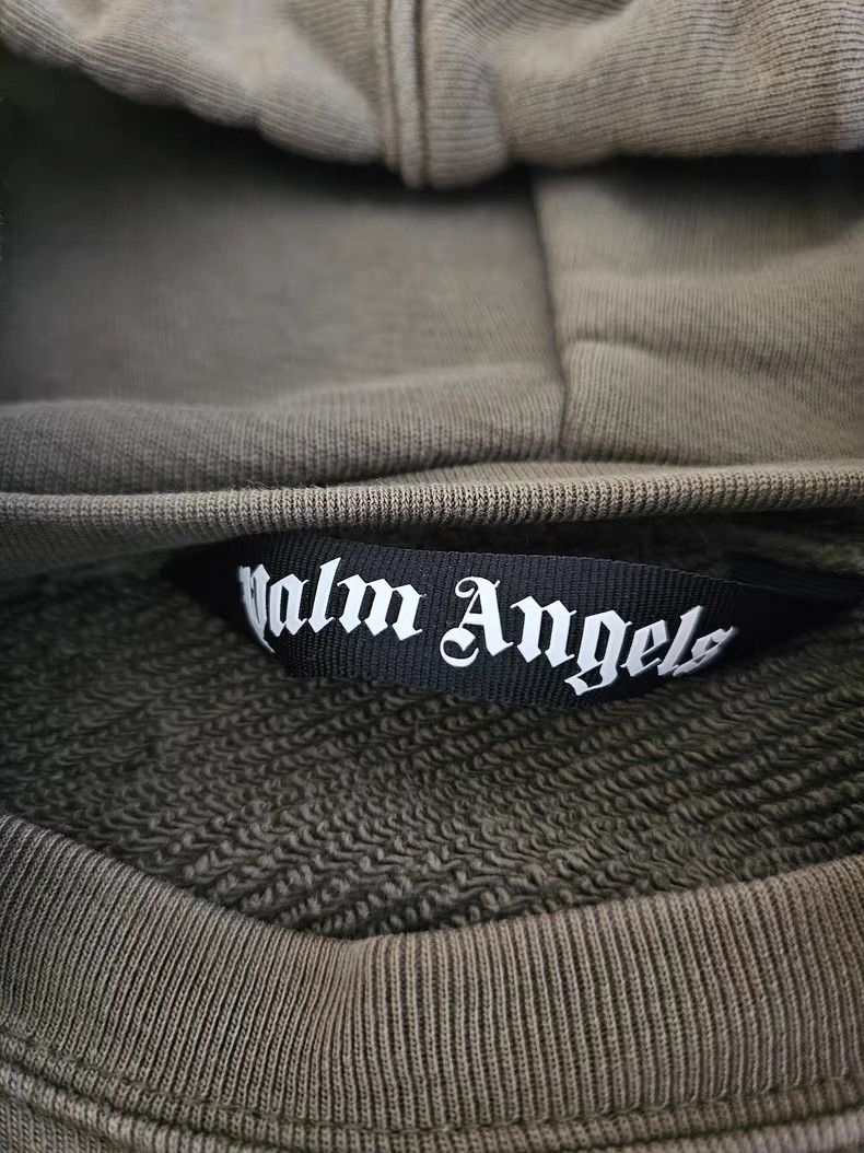 Palm Angels Palm Angels Olive Green Hoodie Size US S / EU 44-46 / 1 - 5 Thumbnail
