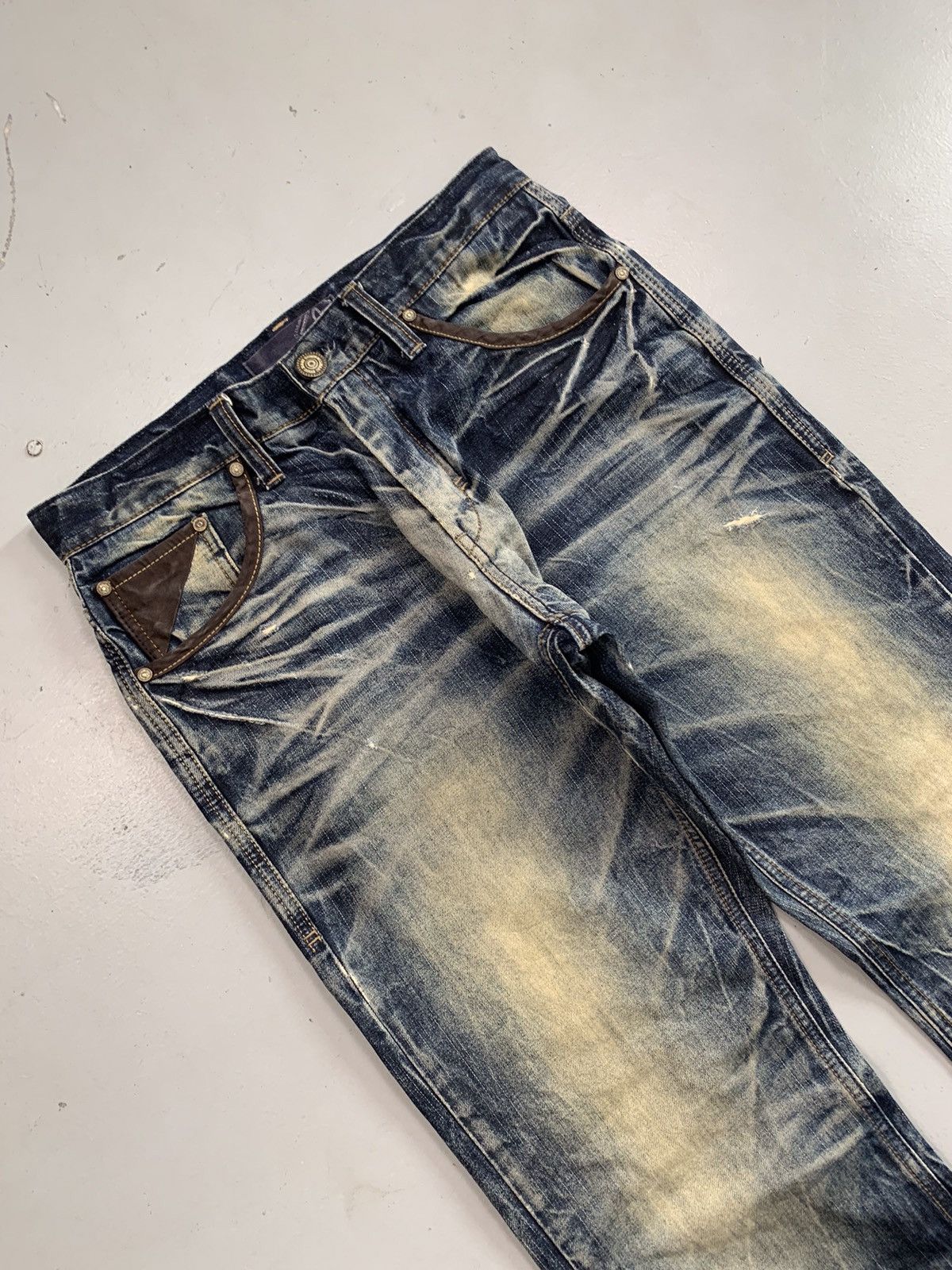 Japanese Brand Vintage Evisu inspired emboridered denim Size US 32 / EU 48 - 9 Thumbnail