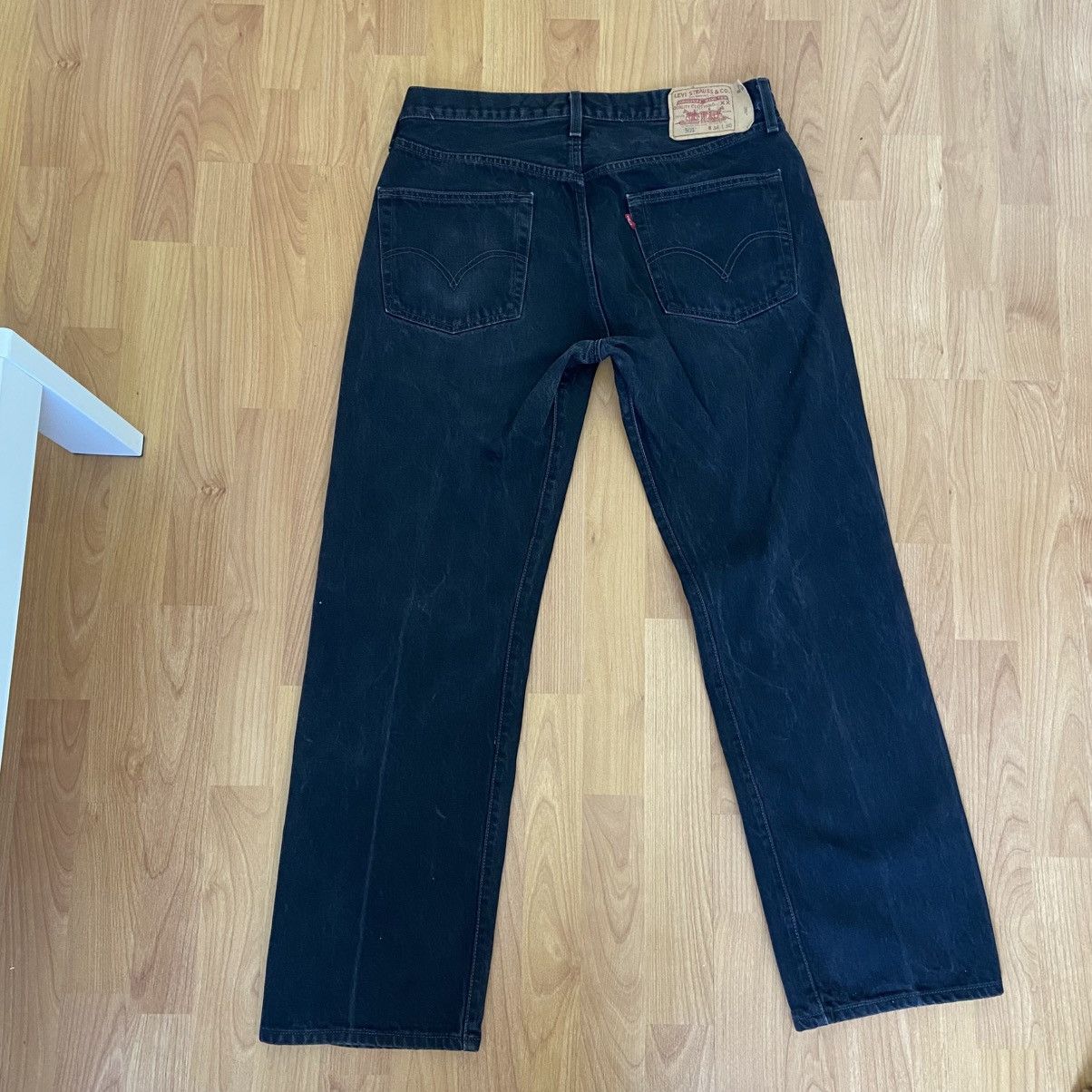 Levi's Levi’s Men’s 501 Button Fly Black Jeans Size 34x30 Size US 34 / EU 50 - 2 Thumbnail