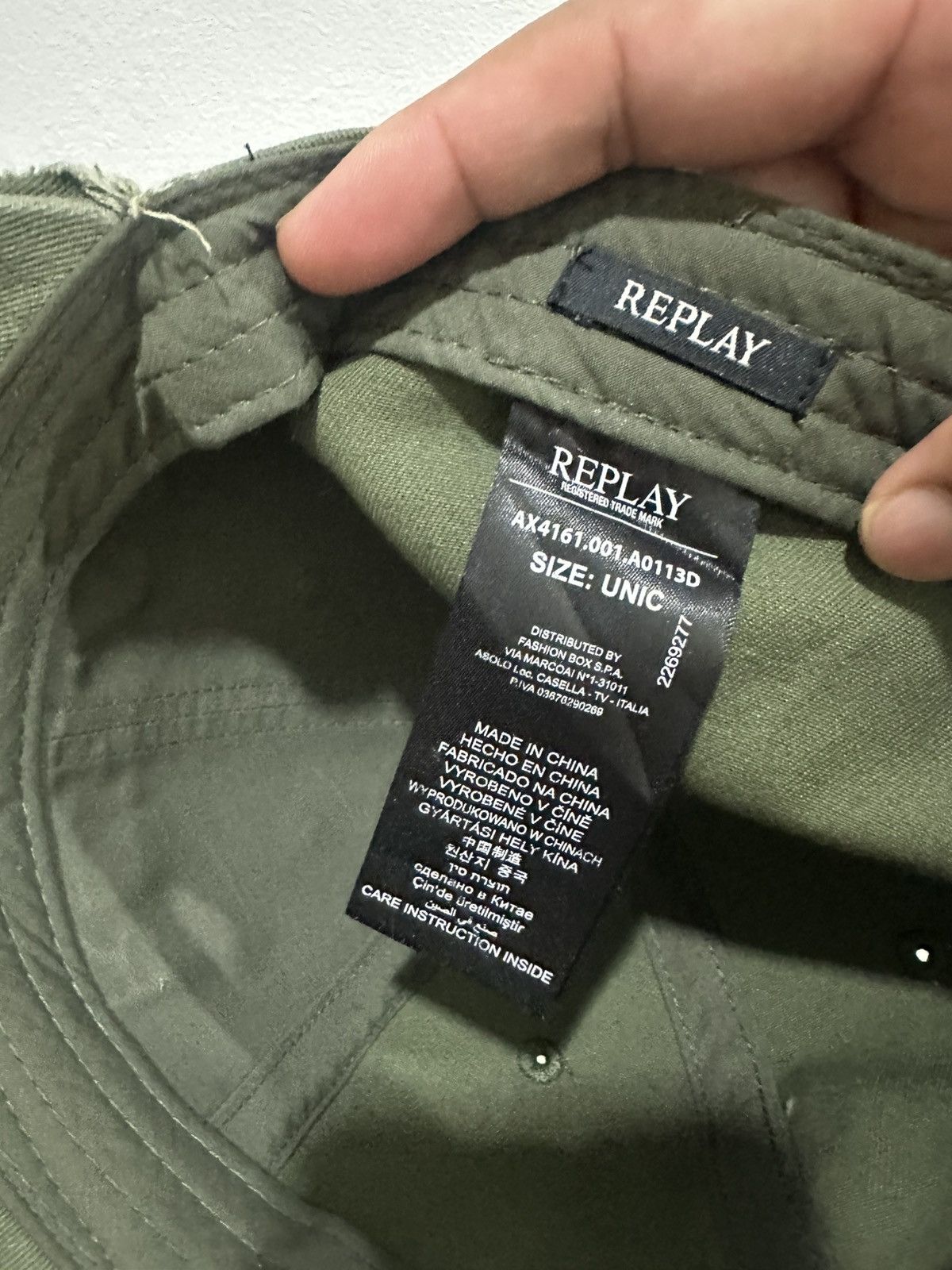 If Six Was Nine × Replay Distress Replay Cap Size ONE SIZE - 6 Thumbnail