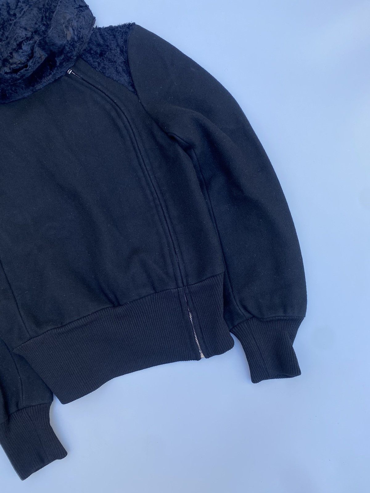 Costume National Fall 2000- Spiral Zip Wool/Nylon Blend Jacket Size S / US 4 / IT 40 - 7 Thumbnail