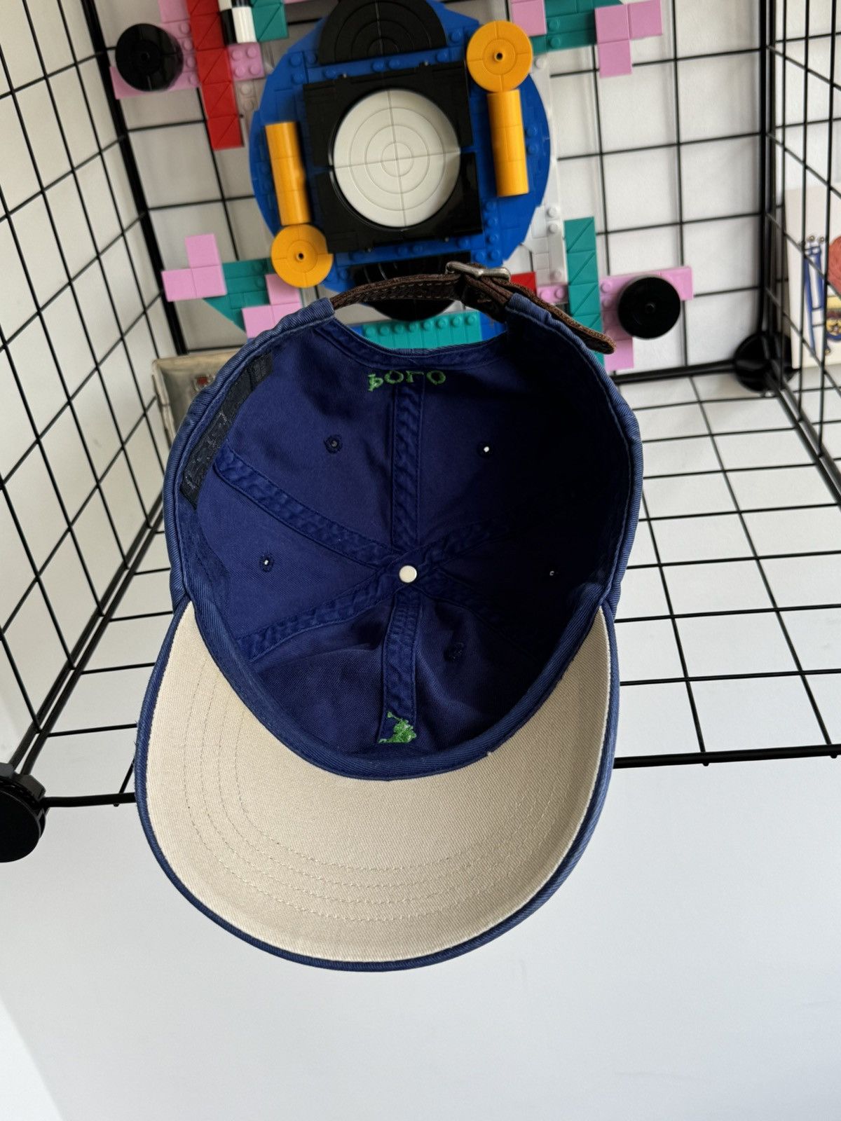 Polo Ralph Lauren Vintage Polo Ralph Lauren Navy Blue Cap Size ONE SIZE - 6 Thumbnail