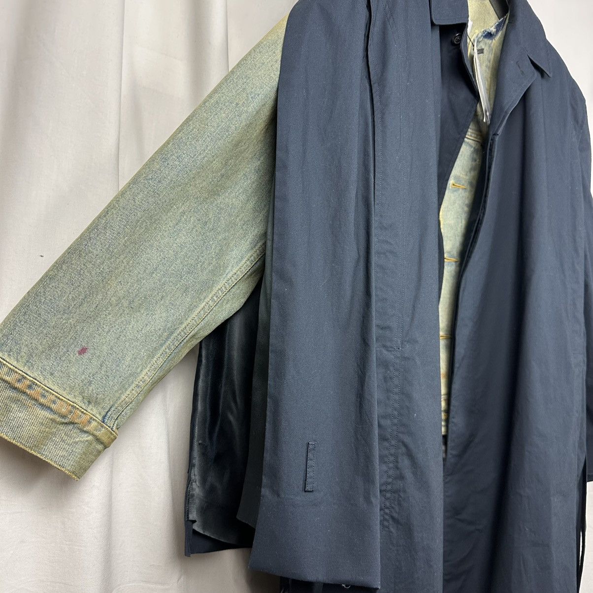 Maison Margiela Maison Margiela Artisanal Deconstructed Hybrid Trench Coat Size US M / EU 48-50 / 2 - 13 Thumbnail