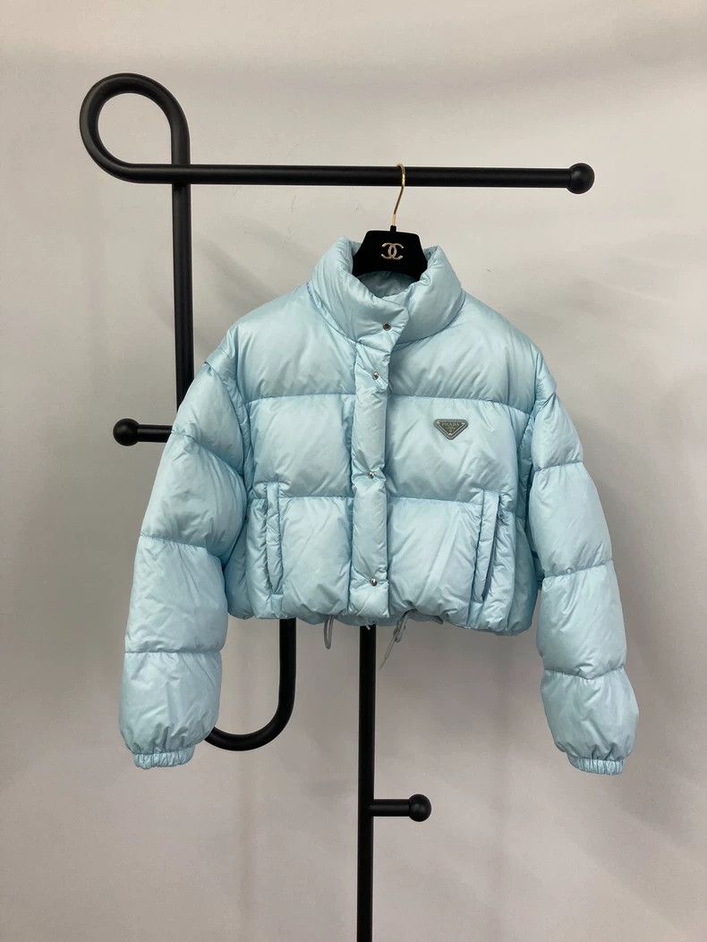 Prada Prada Blue Short Down Jacket Coat - dmc Size US M / EU 48-50 / 2 - 1 Thumbnail