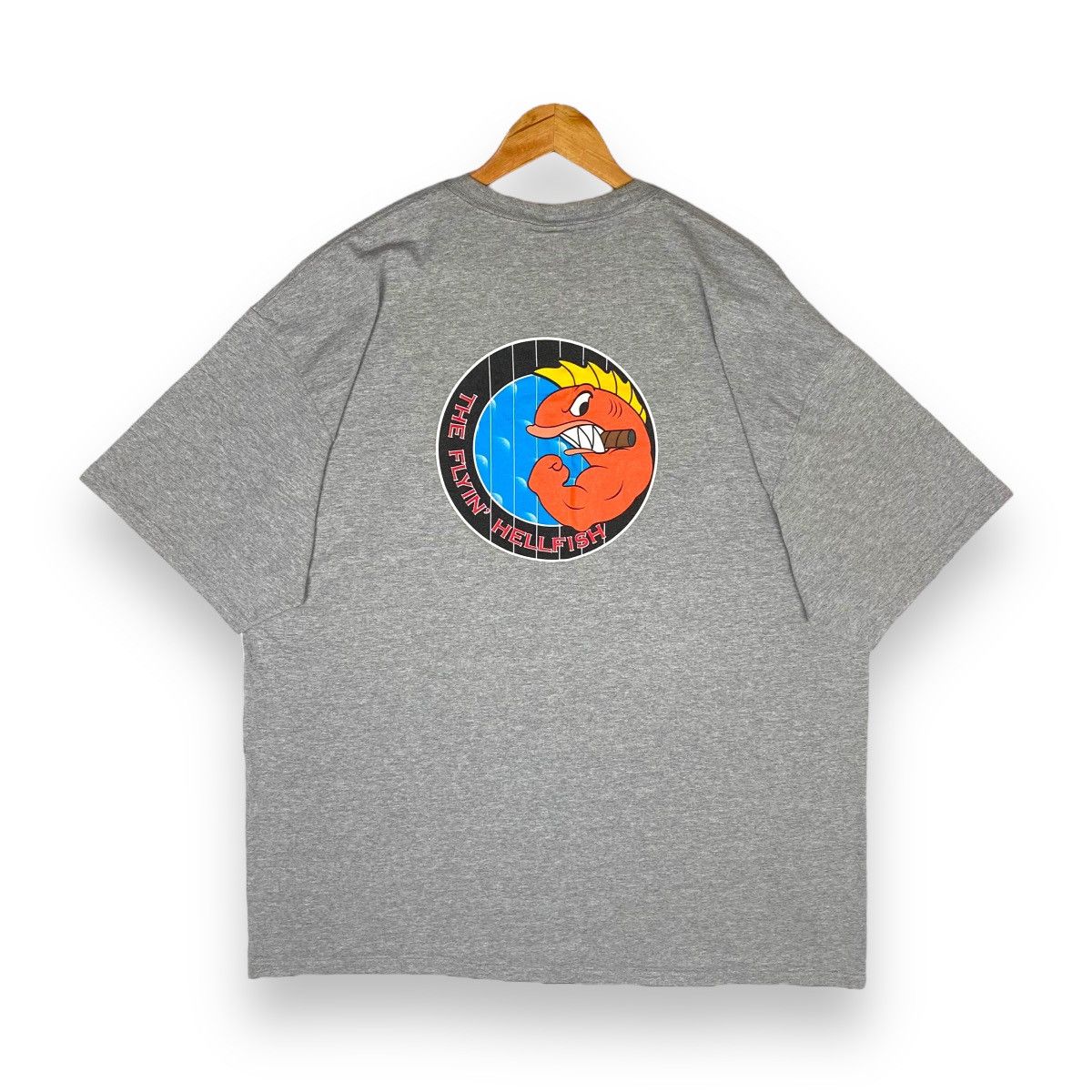 The Simpsons × Vintage VINTAGE THE FLYIN' HELLFISH CARTOON TEE Size US XXL / EU 58 / 5 - 1 Thumbnail