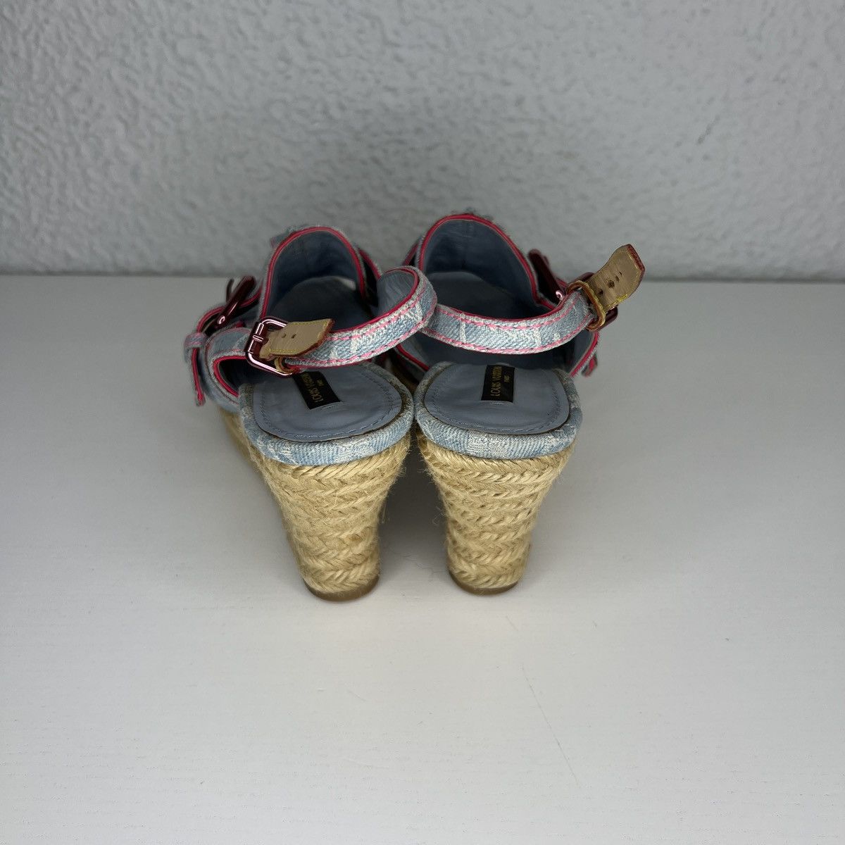 Louis Vuitton Louis Vuitton Wadge Espadrilles Platform Shoe Sandals Boots Size US 7 / IT 37 - 4 Thumbnail