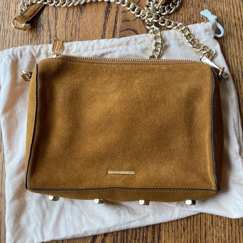Rebecca Minkoff Rebecca Minkoff Women’s Crossbody Bag Suede Leather Metal C Size ONE SIZE - 7 Thumbnail