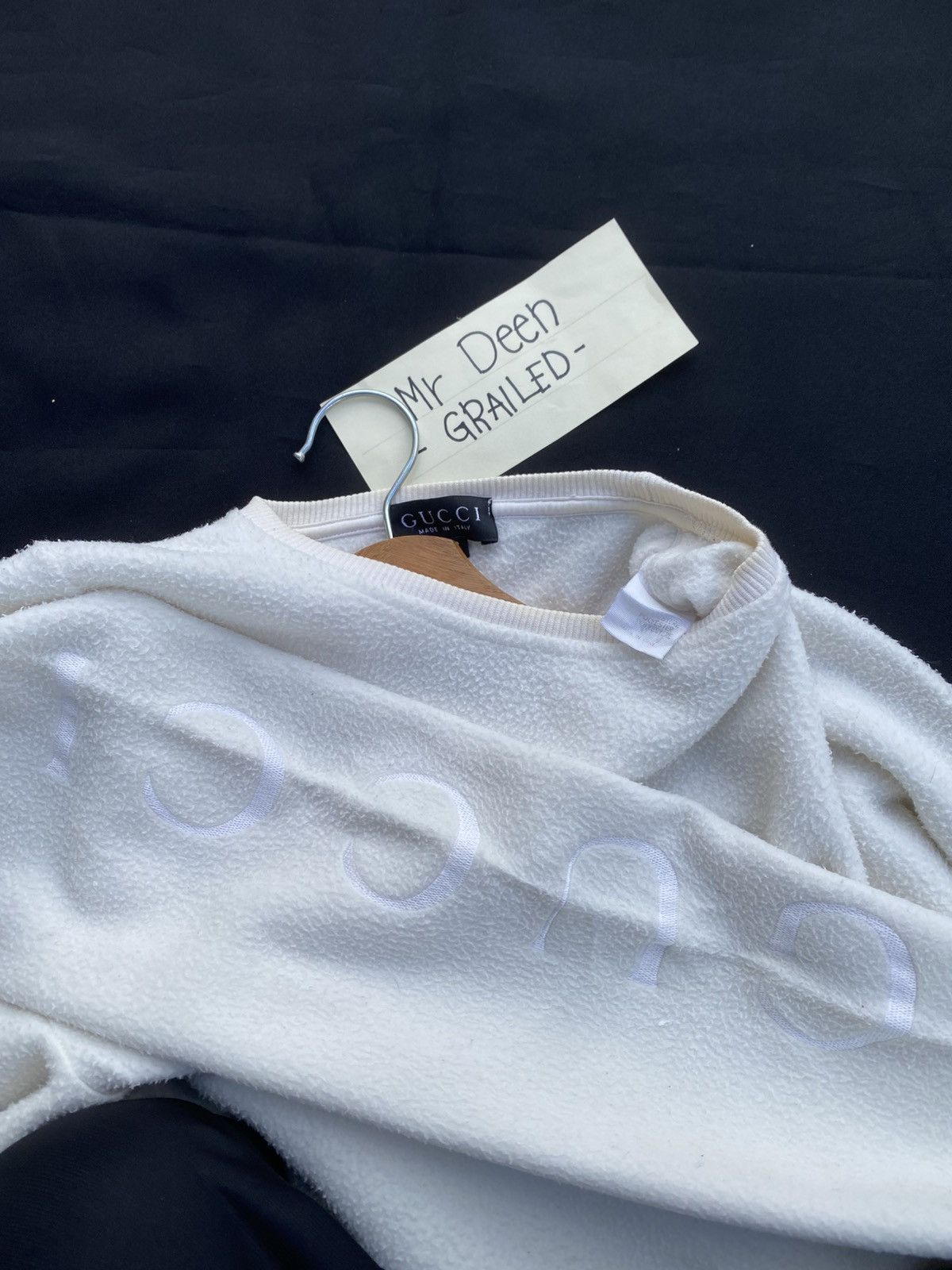 Gucci Rare Vintage GUCCI White Sweater Size US M / EU 48-50 / 2 - 10 Thumbnail