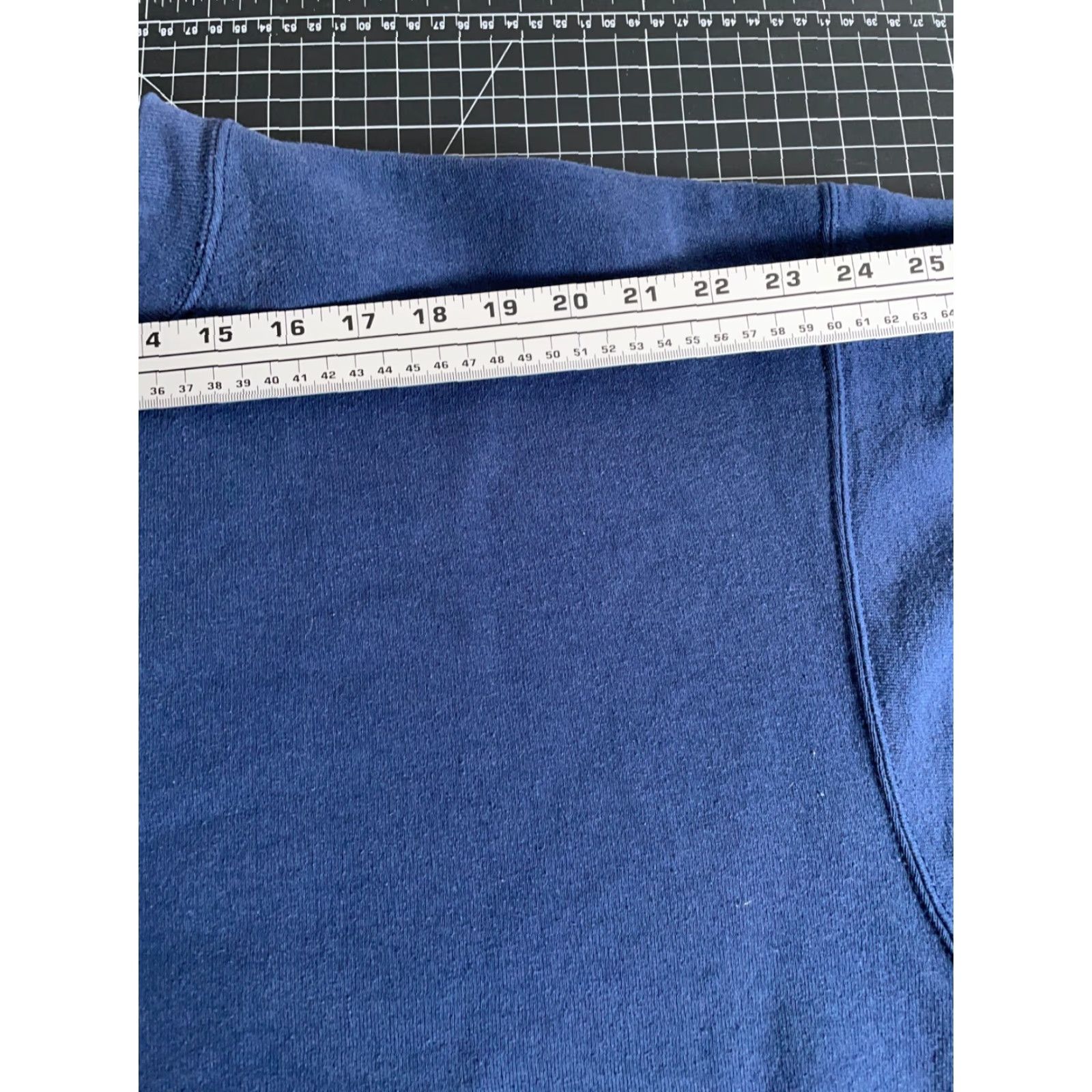 Vintage VINTAGE BVD Sweatshirt Adult 2XL Dark Blue Crewneck Solid 50/50 Skater Y2K Men Size US XXL / EU 58 / 5 - 7 Thumbnail