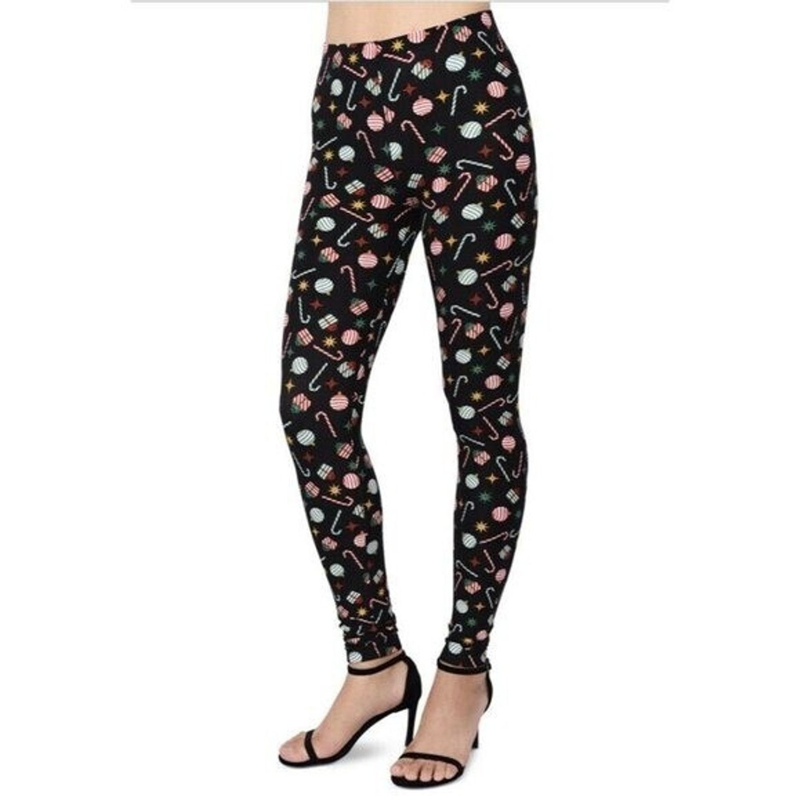 Planet Hollywood Planet gold leggings holiday Christmas junio size XS A000374 Size 22" - 1 Thumbnail