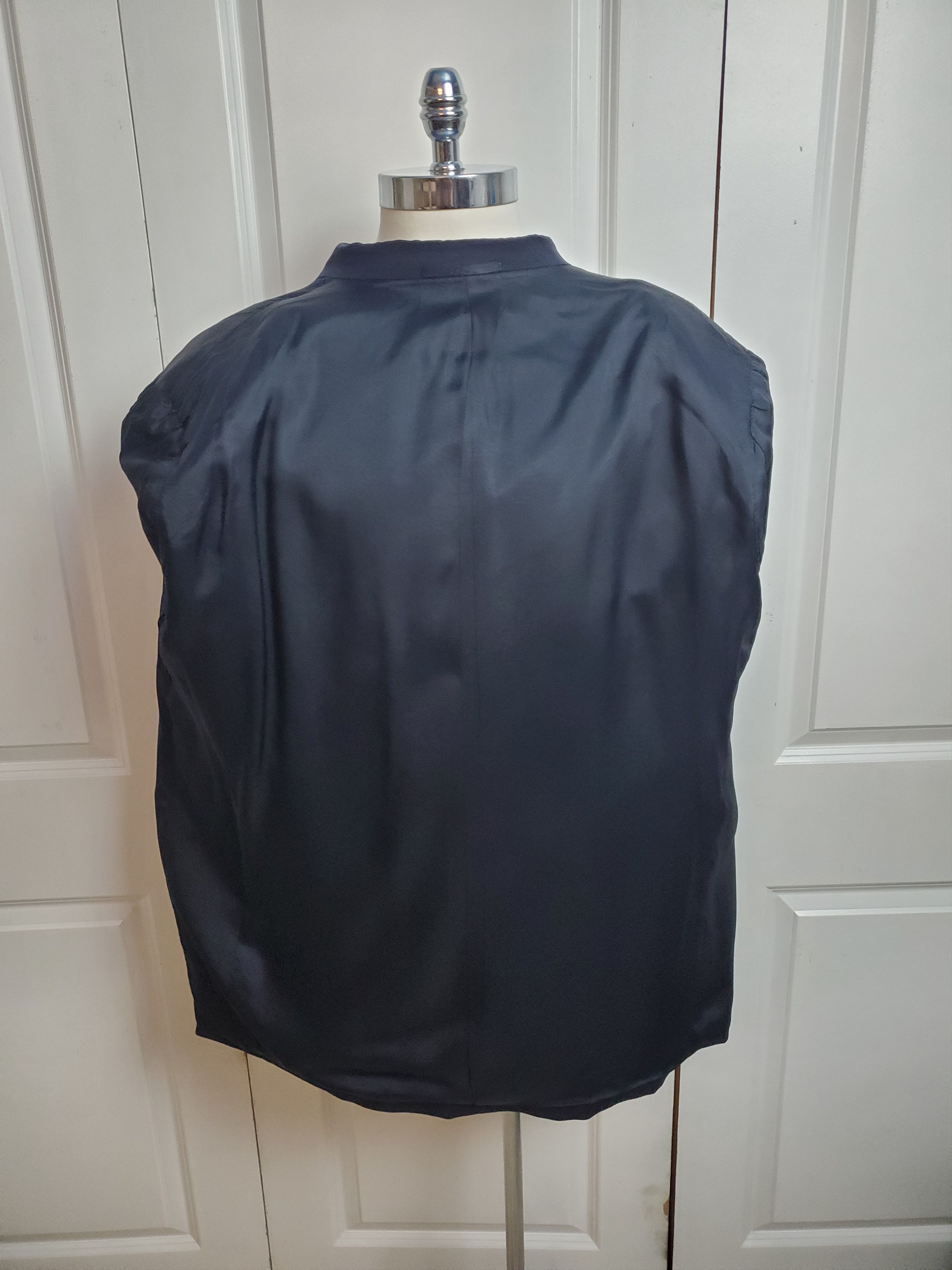 Other Dormeuil Amadeus 50R - 52R Blue Super 100s Wool Mens Suit Size 50R - 7 Thumbnail