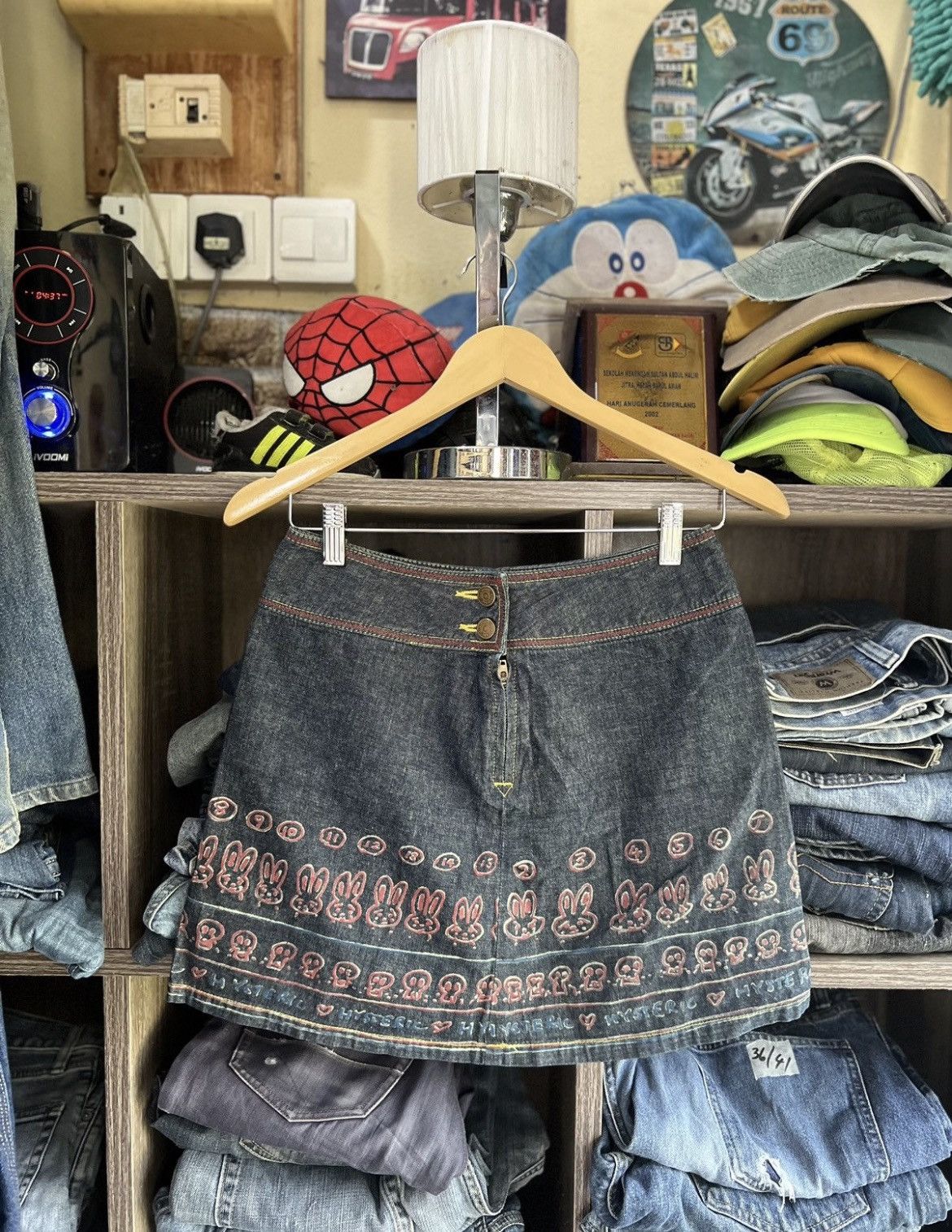 Hysteric Glamour 🔥Rare Hysteric Glamour Denim Skirt Size 27" / US 4 / IT 40 - 2 Thumbnail