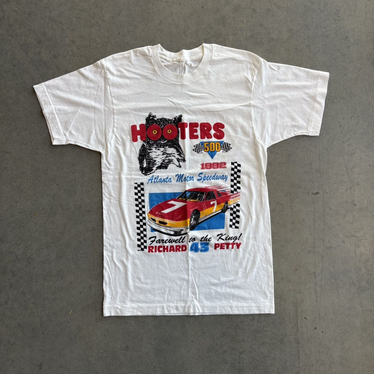 Fruit Of The Loom × NASCAR × Vintage Crazy Vintage Hooters Racing Shirt 1992 70's FOTL Blank Size US L / EU 52-54 / 3 - 1 Thumbnail