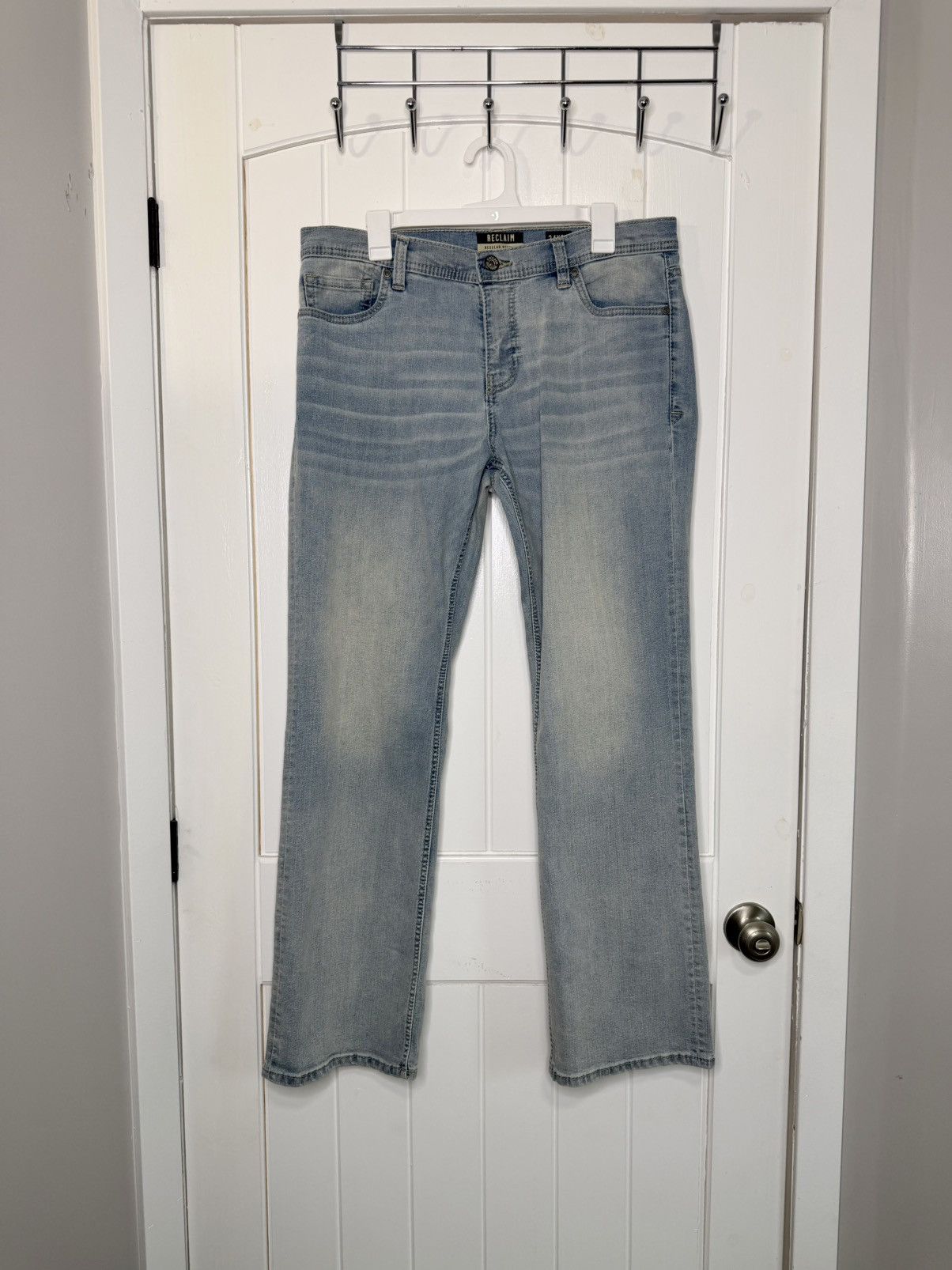 Other Reclaim Regular Bootcut Stretch Blue Jeans 34X32 Size US 34 / EU 50 - 1 Thumbnail