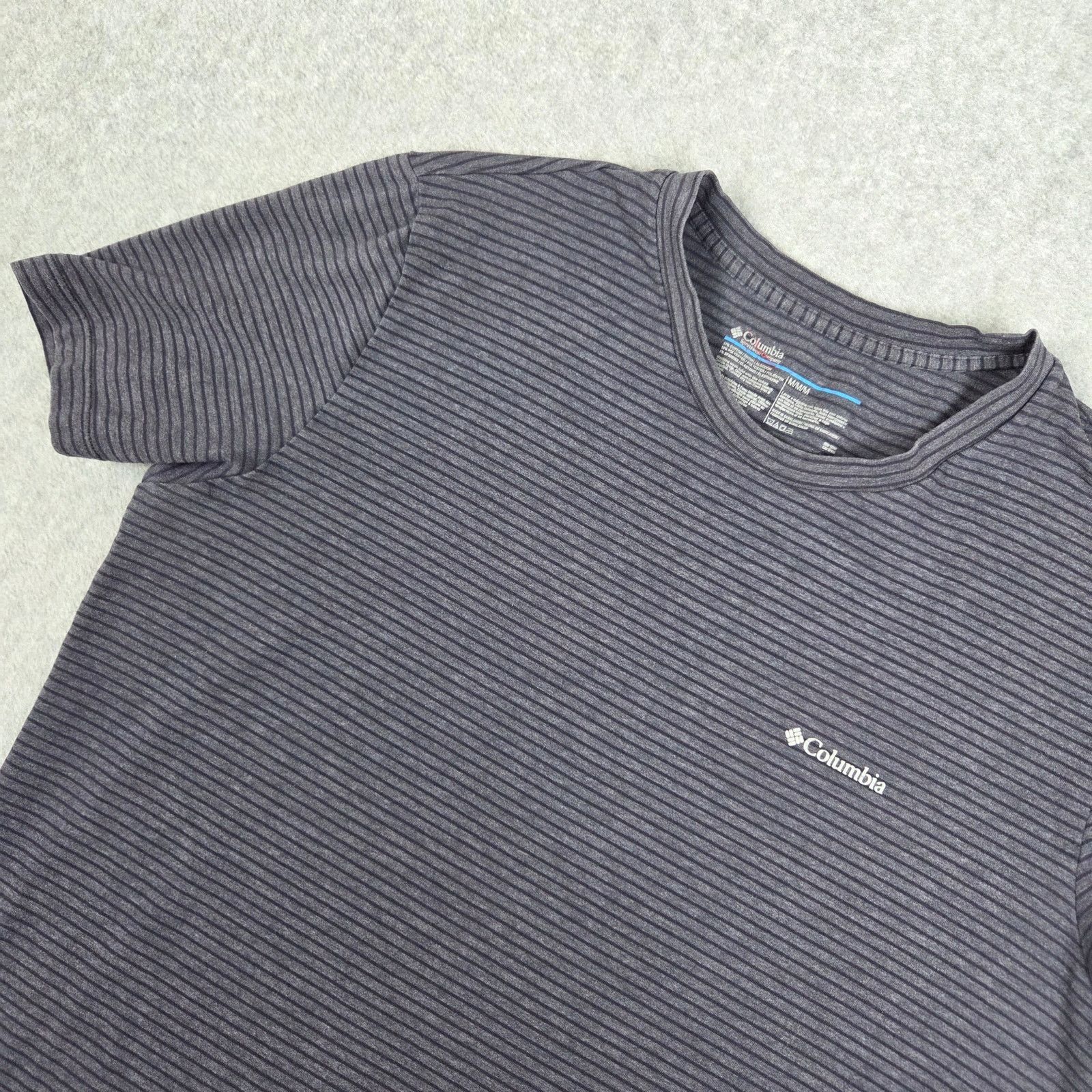Columbia Columbia Mens Medium Gray Striped Short-Sleeve T-Shirt Size US M / EU 48-50 / 2 - 1 Thumbnail