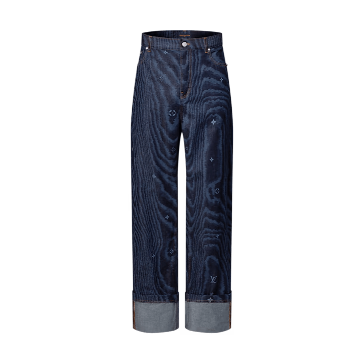 Cuffed Denim Skate Trousers