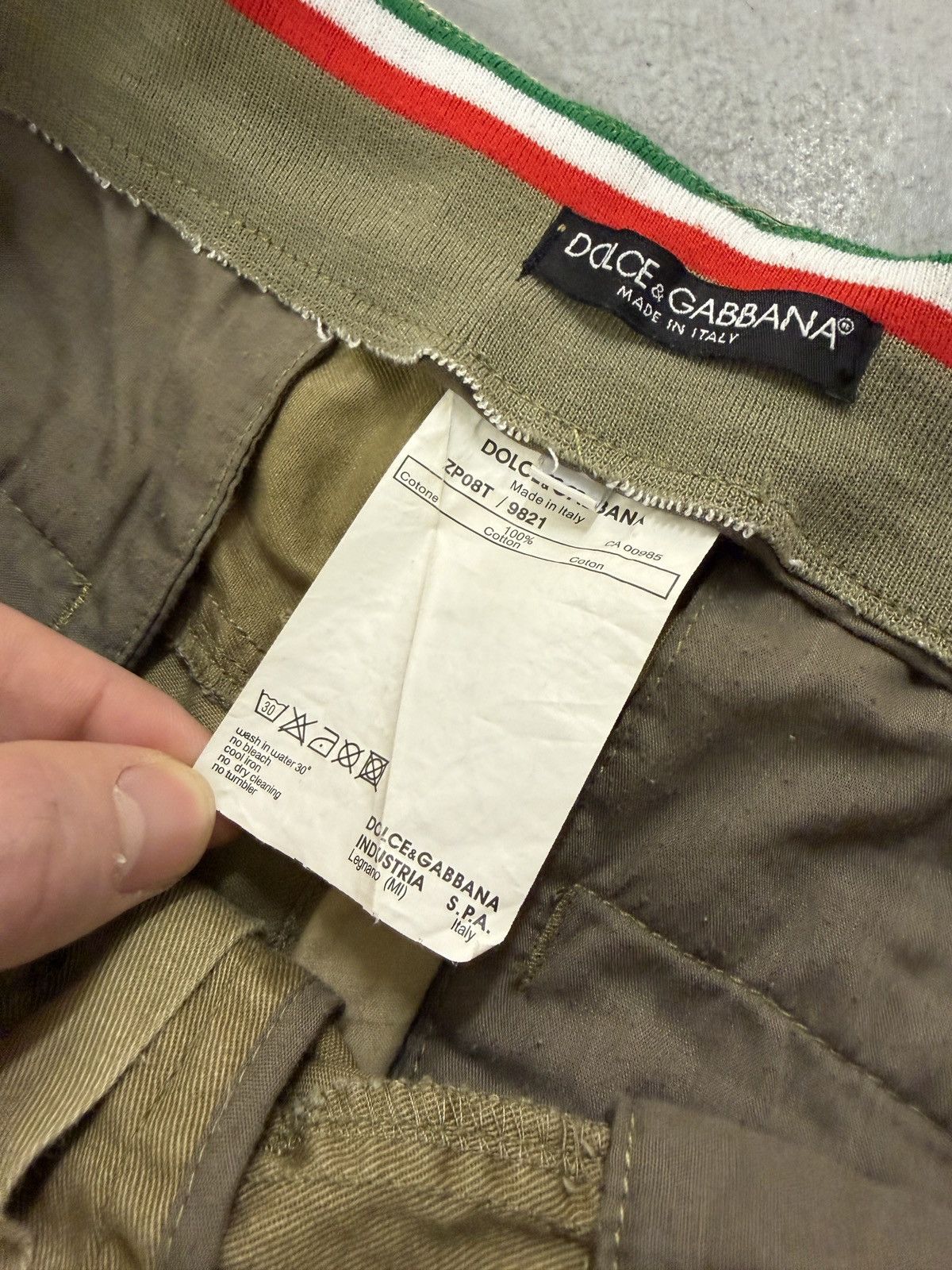 Dolce & Gabbana Dolce & Gabbana AW2007 Multi Pockets Patchwork Cargo Pants Size US 34 / EU 50 - 10 Thumbnail