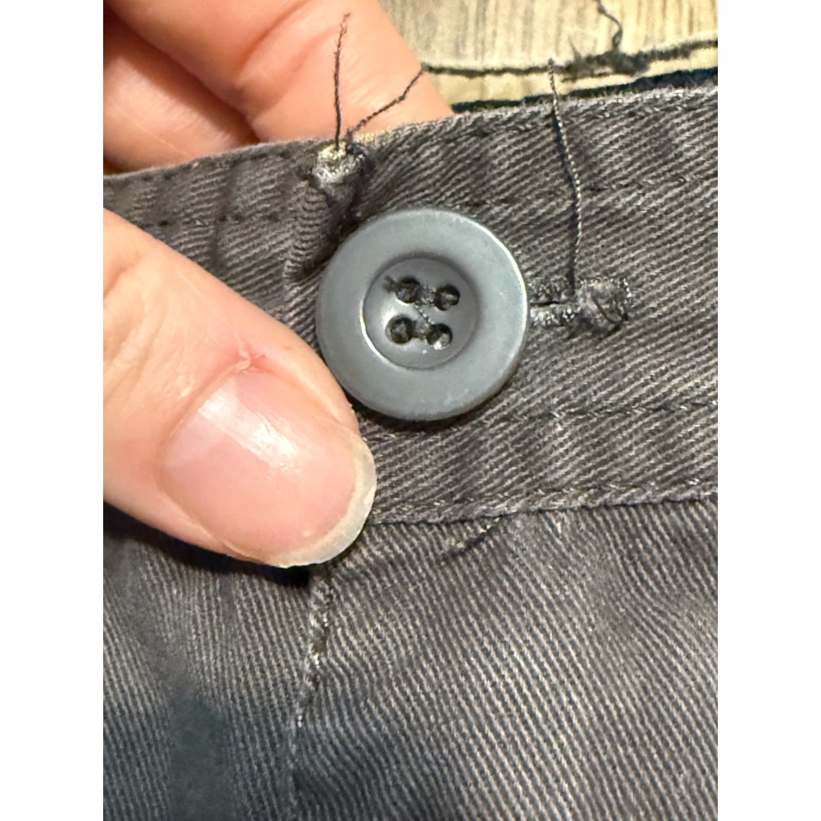 Vintage Rugged Wear Cargo Shorts Mens 36 Brown Pocket Pockets Cargo Short, Cotton, Flat Front, Zip, Regular Rise, 36in Waist, Vintage No Size US 36 / EU 52 - 6 Thumbnail
