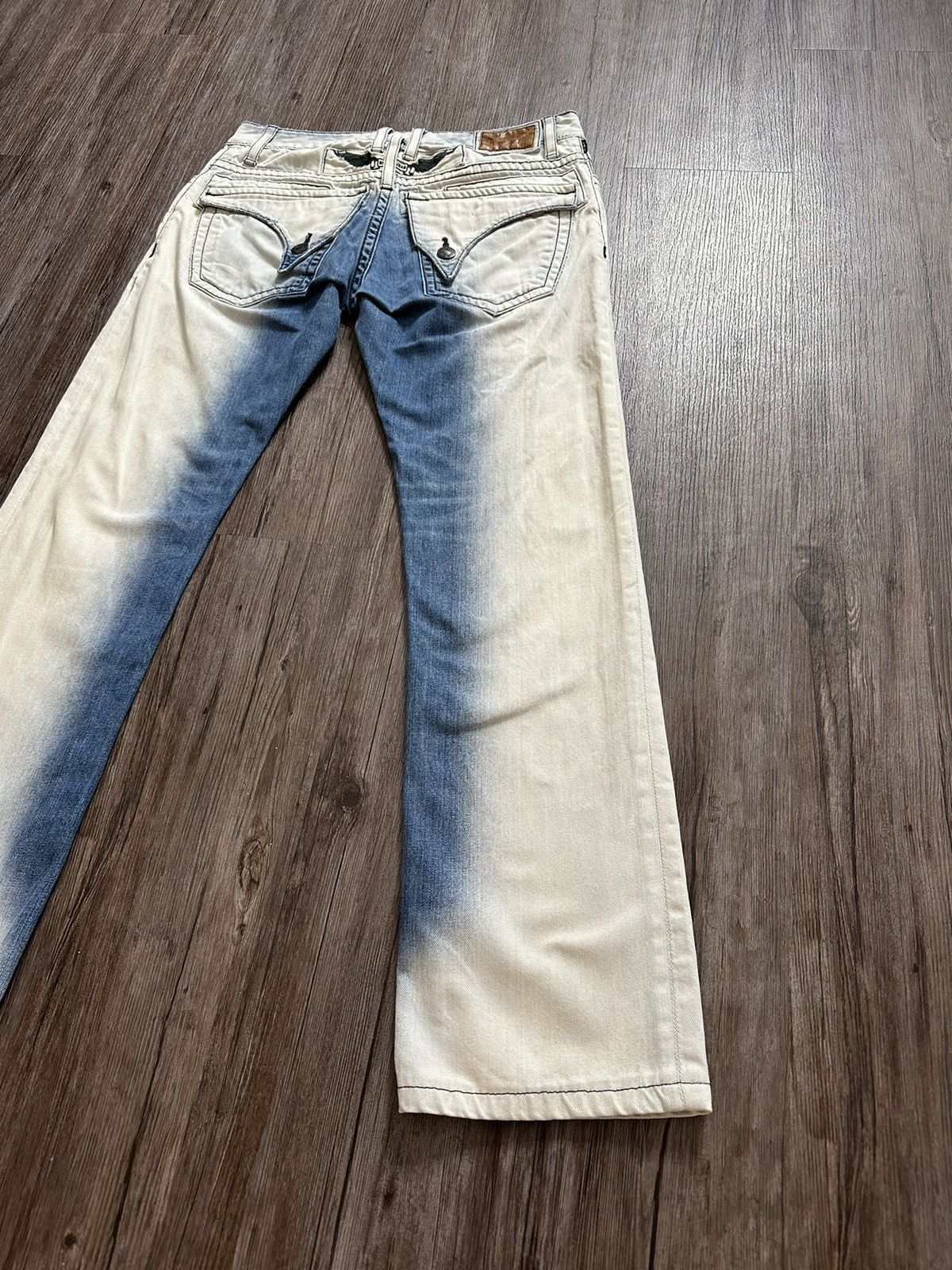 Robins Jeans 🔥Robin’s Jeans🔥 Bleached and Dyed Denim Jeans Size US 31 - 21 Thumbnail