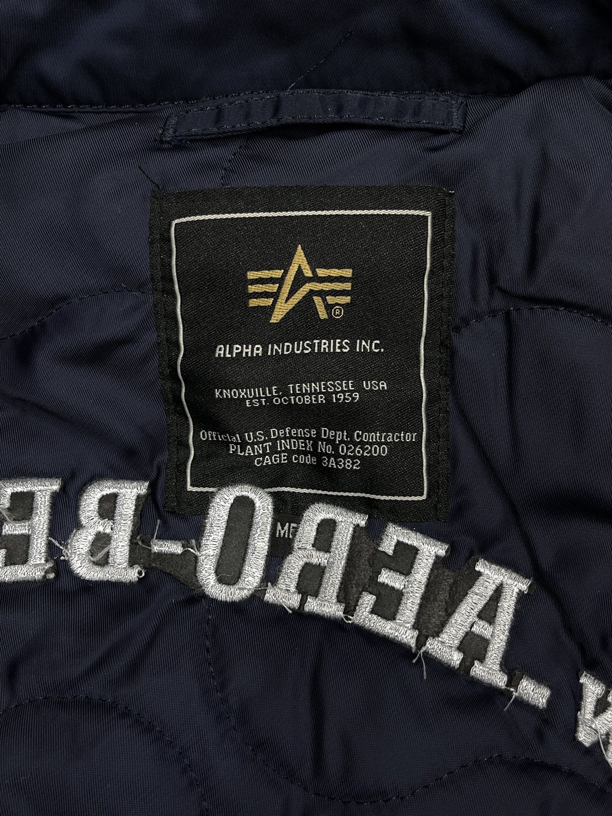 Alpha Industries Alpha Industries CWU 45 Flight Bomber Jacket Navy Nylon Size US M / EU 48-50 / 2 - 12 Thumbnail