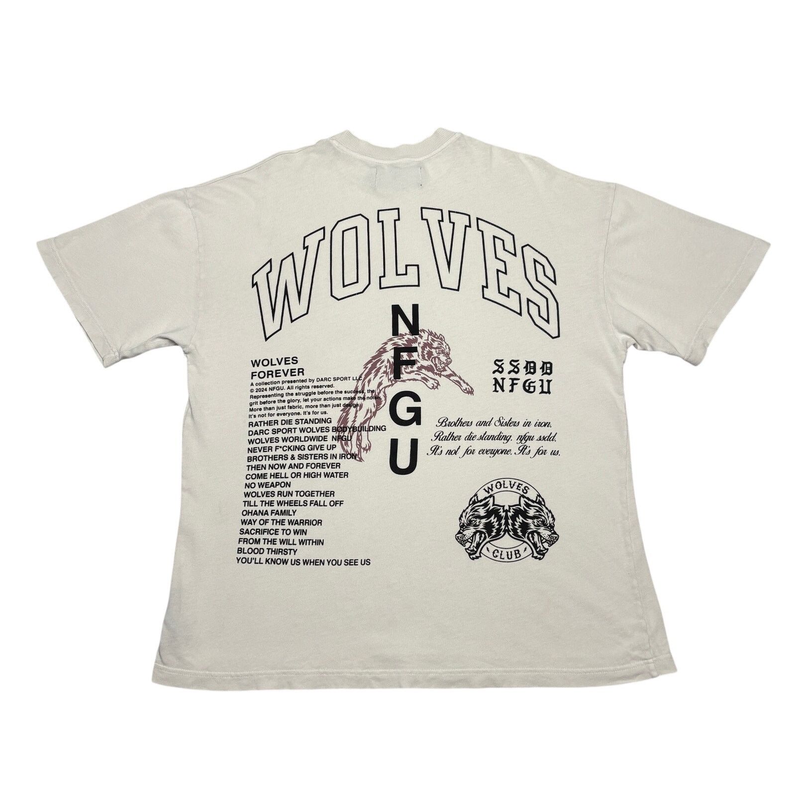 Darc Sport Darc Sport Wolves Club SSDD NFGU T Shirt Men's Medium Size US M / EU 48-50 / 2 - 1 Thumbnail