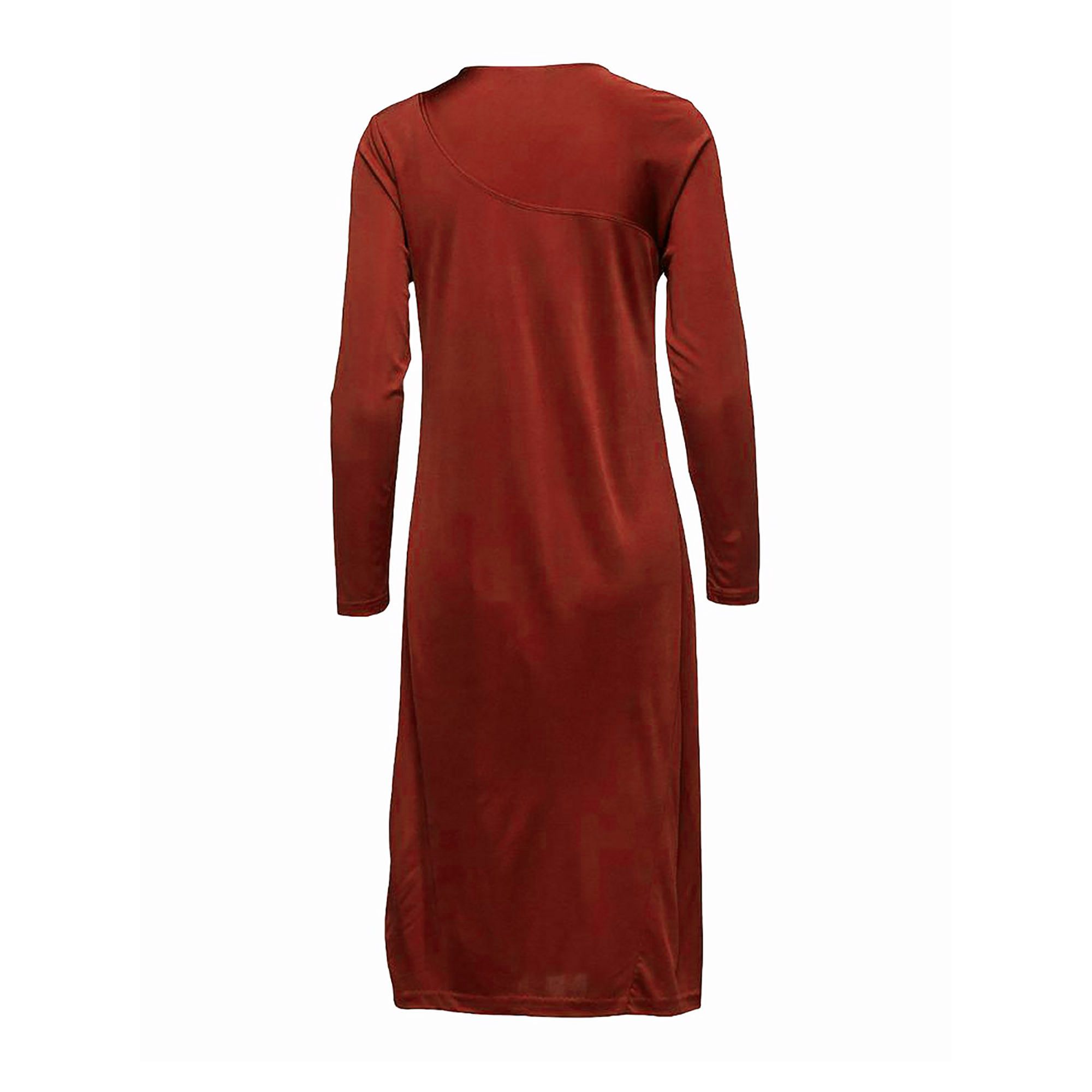 Filippa K Filippa K drape jersey rayon midi dress in burgundy M Size M / US 6-8 / IT 42-44 - 2 Thumbnail