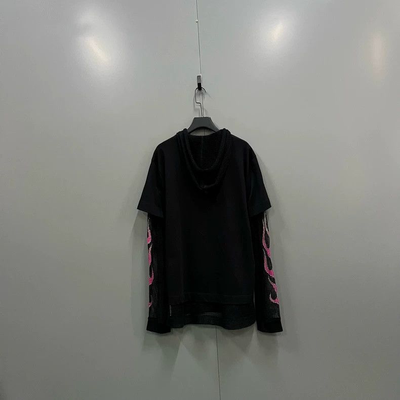Givenchy Givenchy Fake Two-Piece Qilin Sleeve Hoodie XL Size Size US XL / EU 56 / 4 - 2 Thumbnail