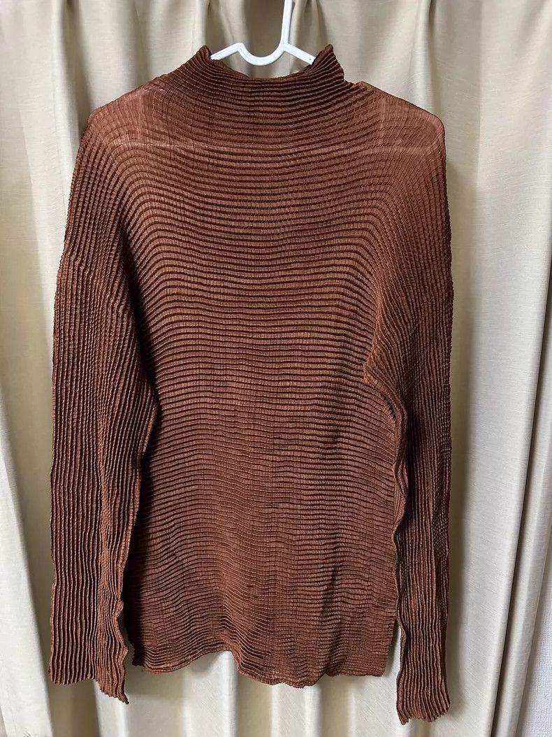 Issey Miyake issey miyake Brown long sleeves 2505-Nextarrow Size M / US 6-8 / IT 42-44 - 1 Thumbnail