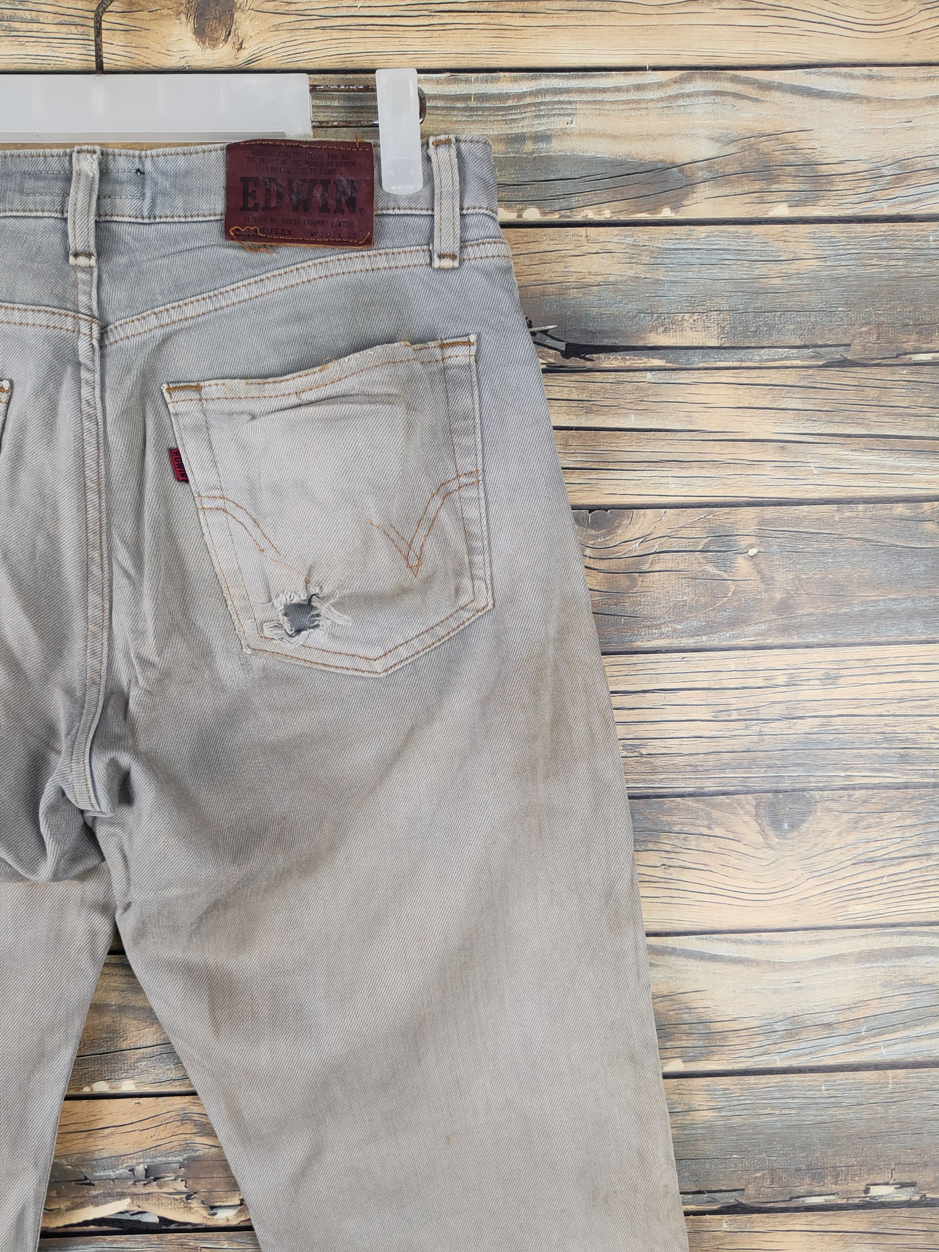 Edwin Edwin 12oz stretch denim Faded Distressed Soft Jeans #W1424 Size US 29 - 11 Thumbnail