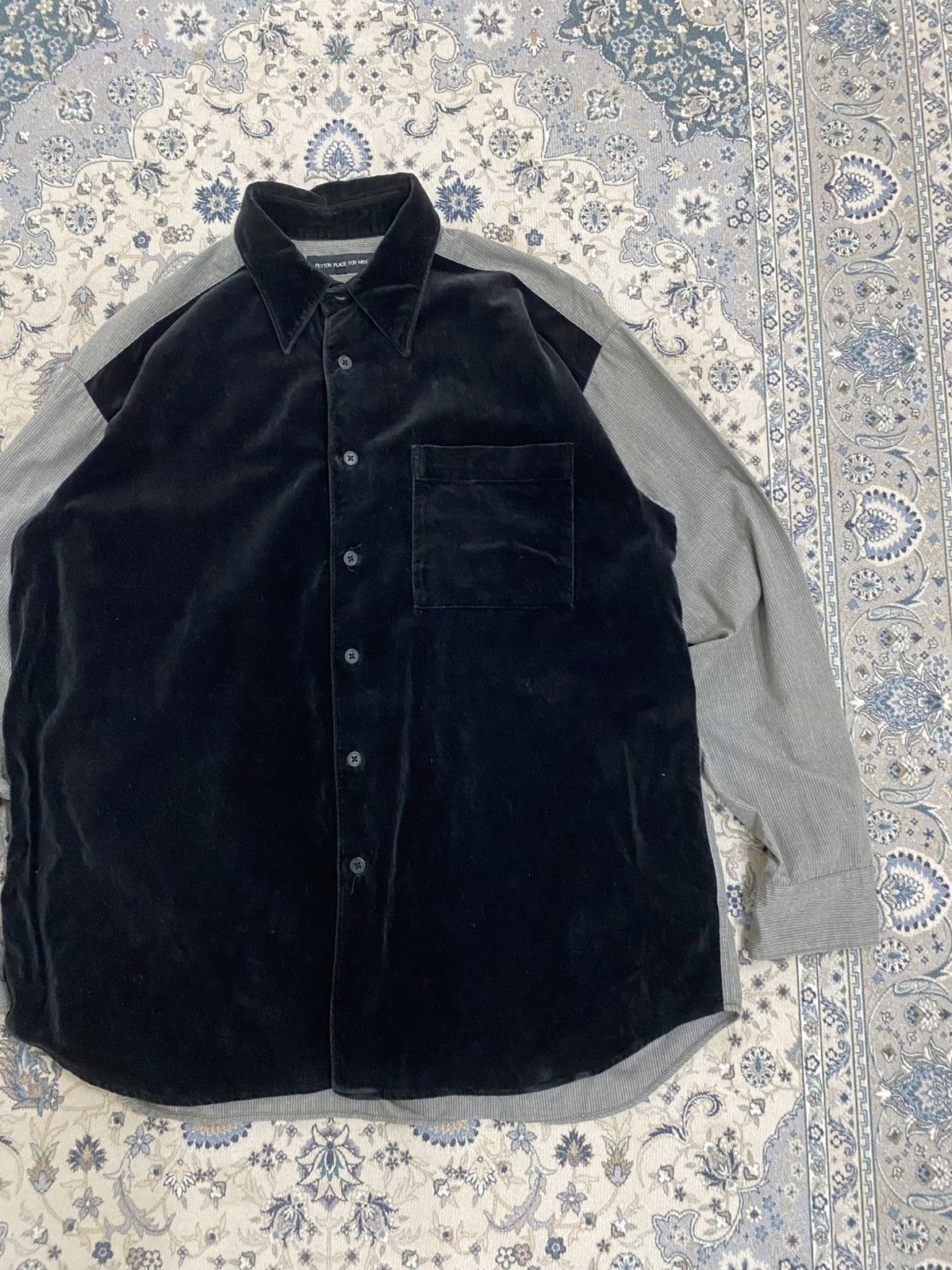 PPFM VINTAGE PPFM VELVET LONGSLEEVE SHIRT PUNK GRUNGE LGB Size US XL / EU 56 / 4 - 2 Thumbnail