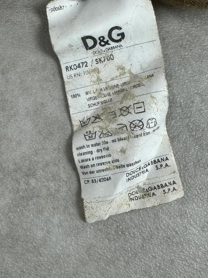 Dolce & Gabbana 2000s Dolce & Gabbana Brown Sand Wool Sweater Size US M / EU 48-50 / 2 - 10 Thumbnail
