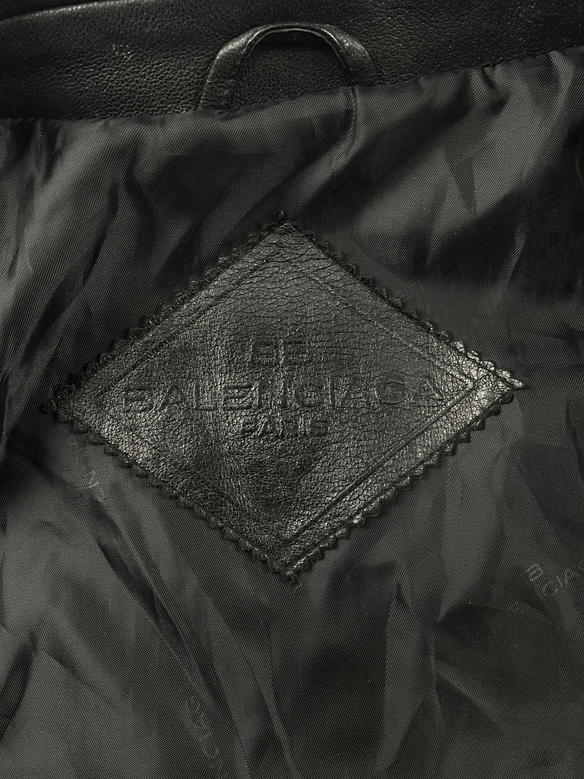 Balenciaga Vintage Balenciaga Leather Jacket Size US L / EU 52-54 / 3 - 11 Thumbnail