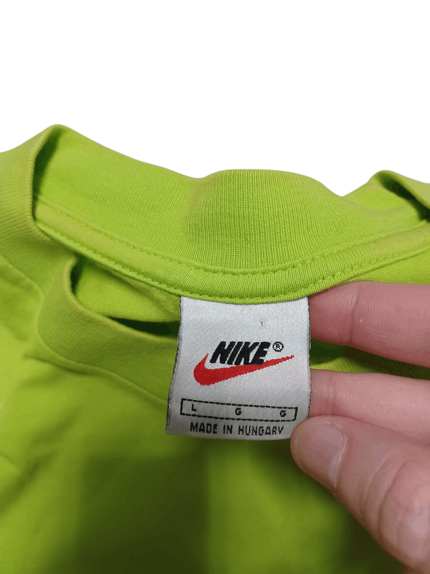 Nike NIKE COURT VINTAGE 90S MADE IN HUNGARY BIGLOGO TEE Size US L / EU 52-54 / 3 - 4 Thumbnail