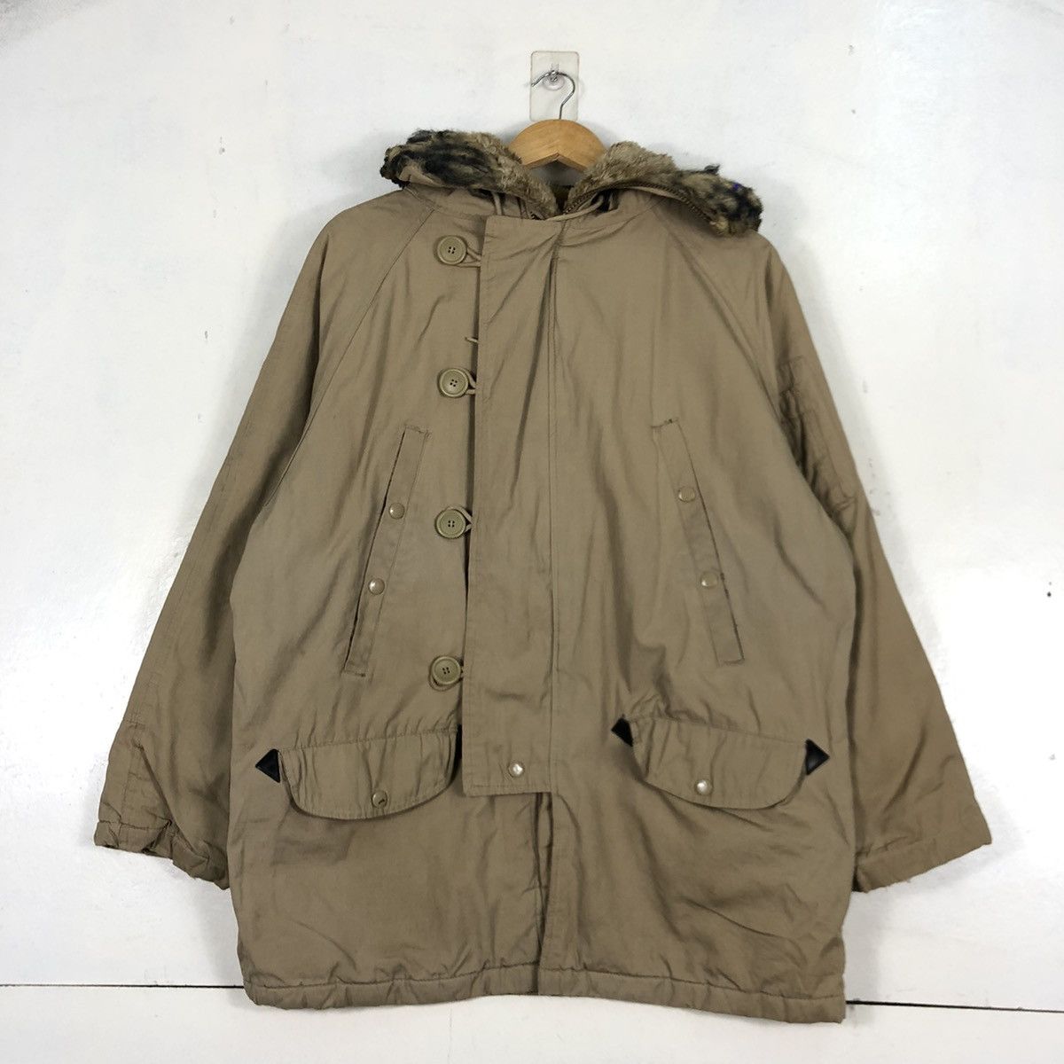 Other × Vintage Vintage 80s Military Army Field Parka Size US M / EU 48-50 / 2 - 1 Thumbnail
